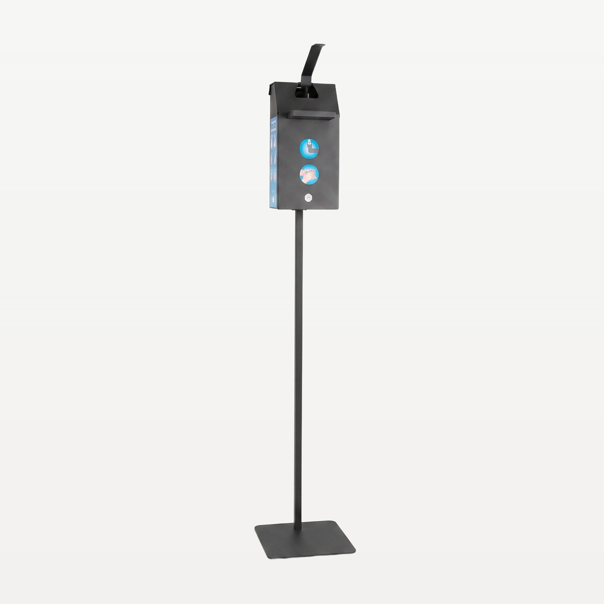 Bar Professional Desinfectiedispenser Elleboogbediening Staal 160 Cm