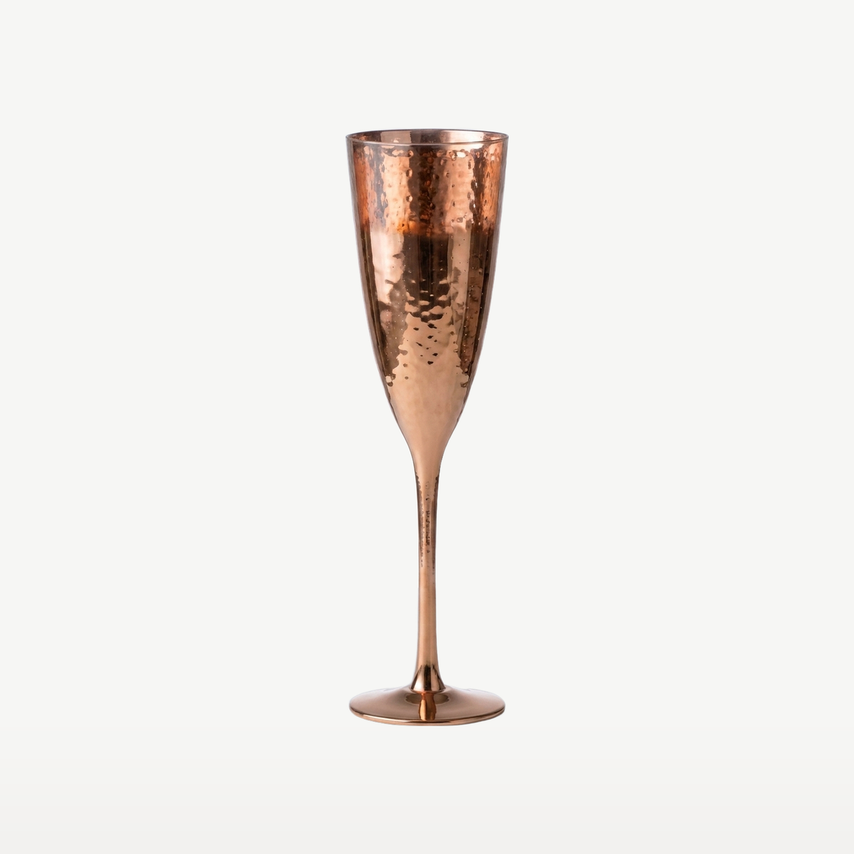J-Line Champagneglas Spiegel Koperkleurig leeg - Glazen.nl