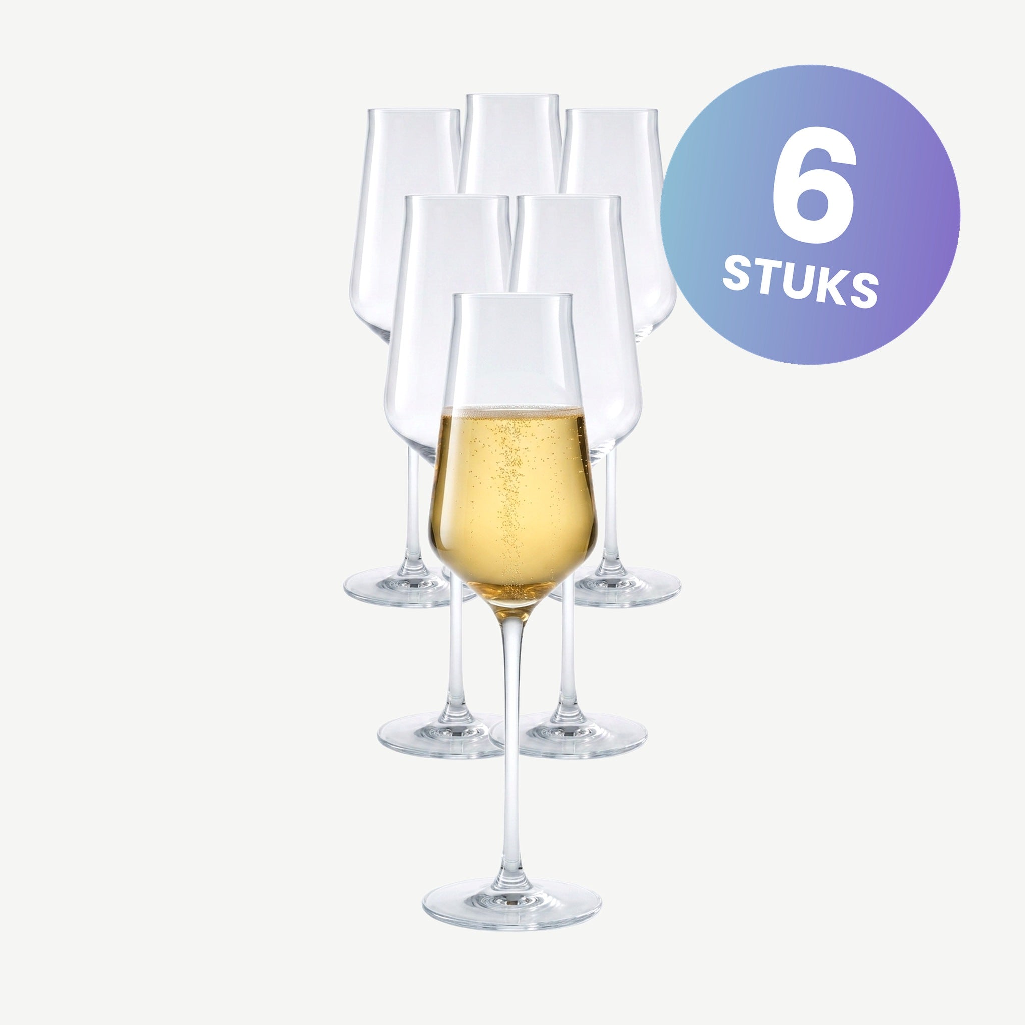 Chef & Sommelier Reveal Up Champagneglas / Flute 21 Cl - set van 6 glazen
