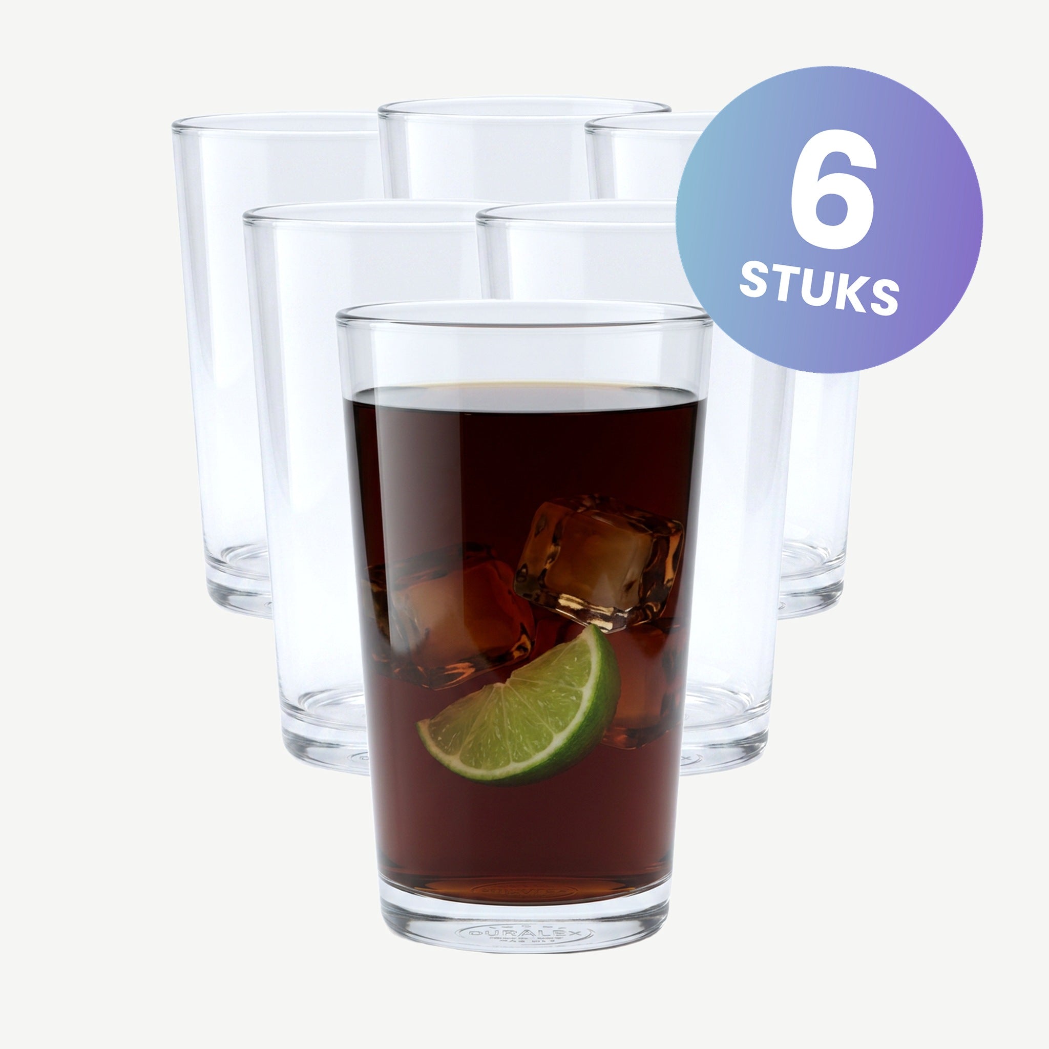 Duralex Chope Longdrinkglas 28 Cl - set van 6 glazen