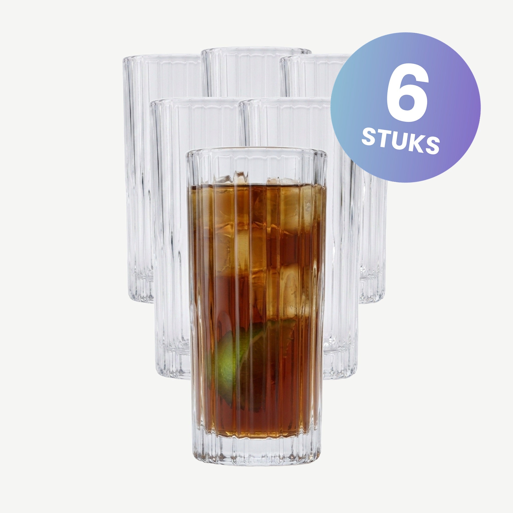Duralex Manhattan Longdrinkglas 30,5 Cl - set van 6 glazen