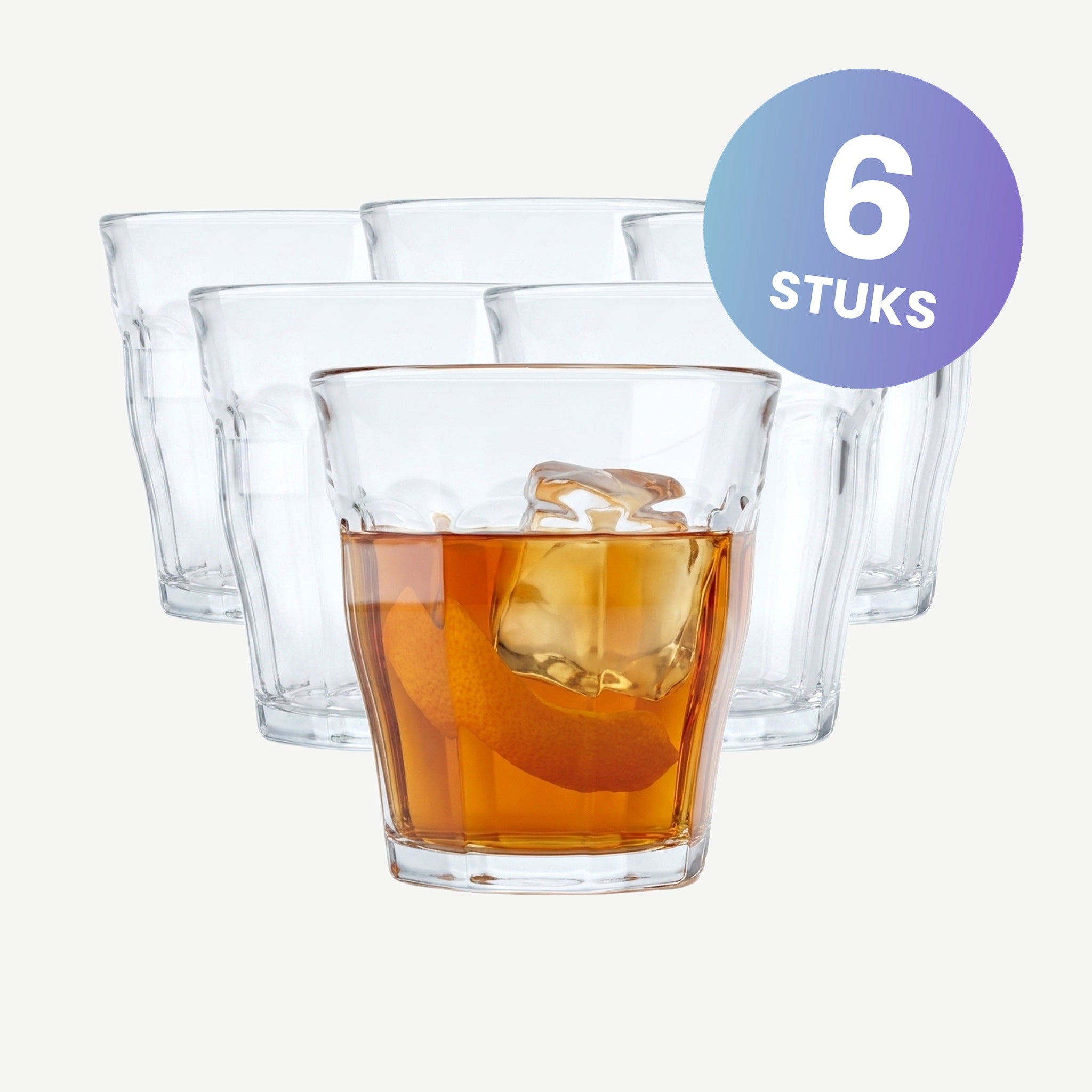 Duralex Picardie Tumbler 25 Cl - set van 6 glazen