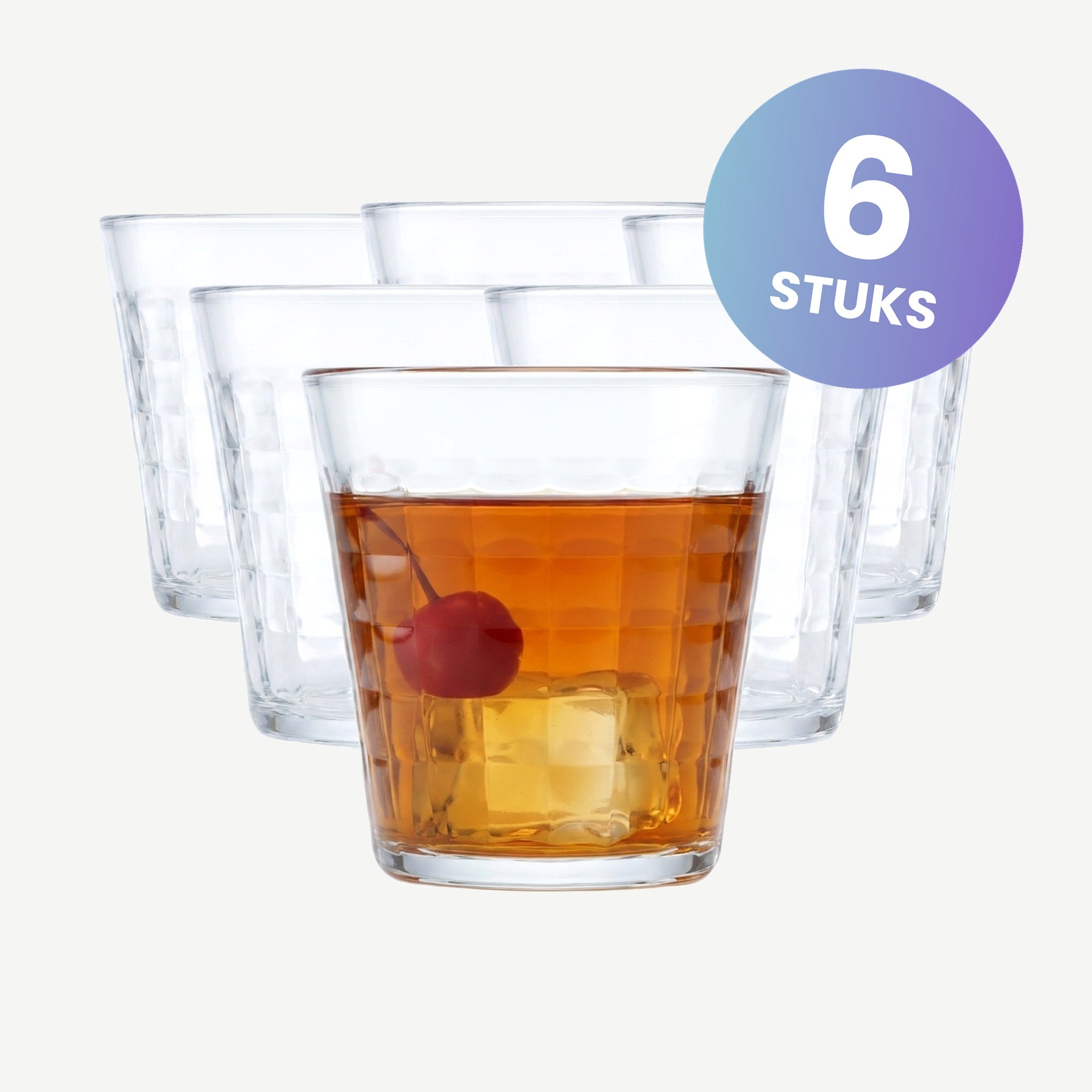 Duralex Prisme Tumbler 27,5 Cl - set van 6 glazen