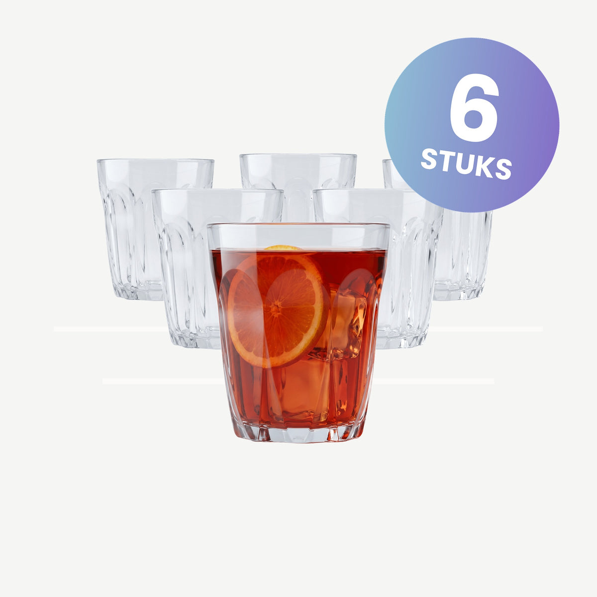 Duralex Provence Tumbler 20 Cl - set van 6 glazen