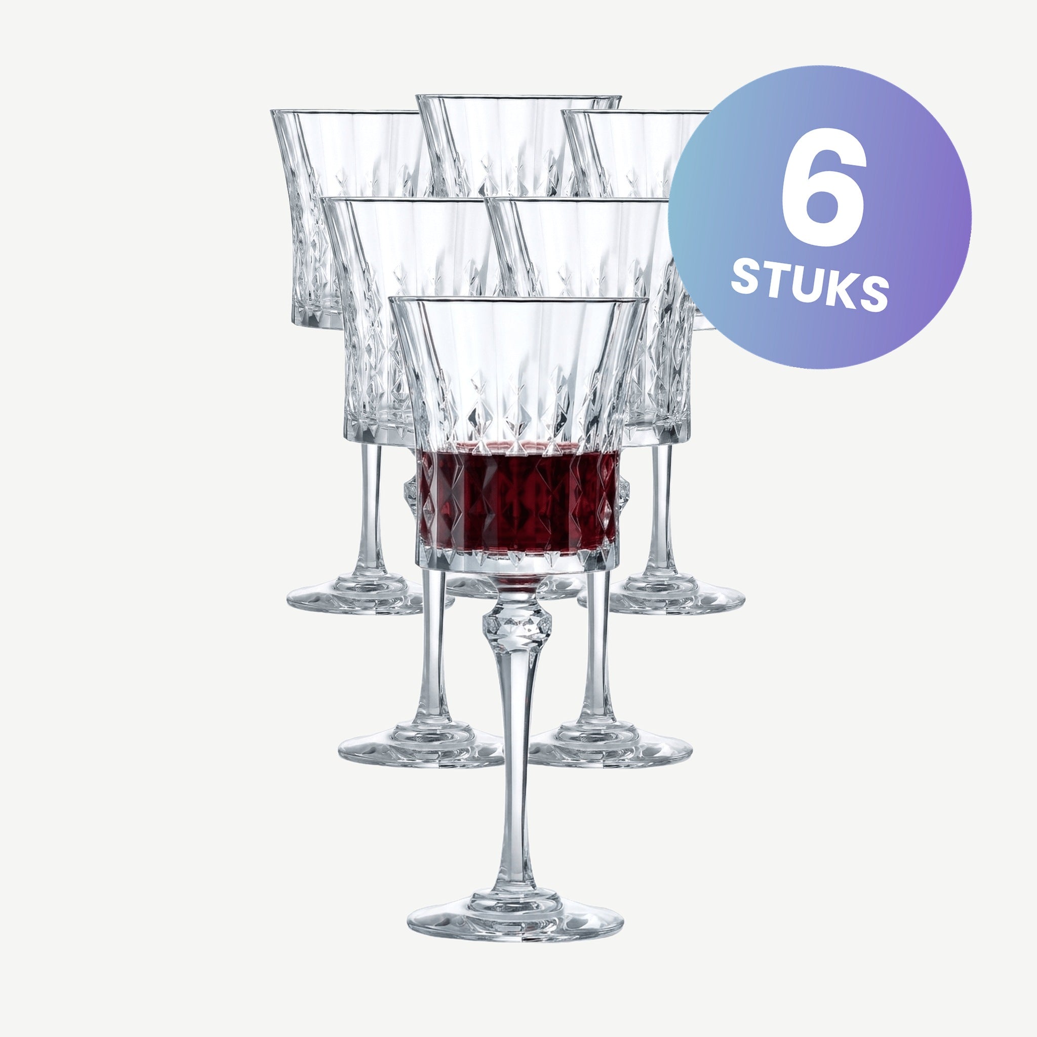 Eclat Lady Diamond Wijnglas 27 Cl - set van 6 glazen