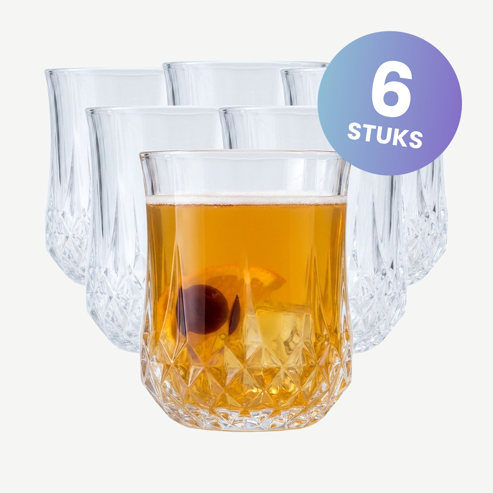 Eclat Longchamp Tumbler 23 Cl - set van 6 glazen