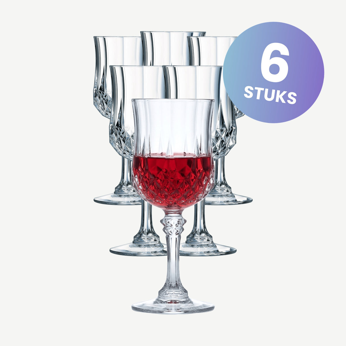 Eclat Longchamp Wijnglas 25 Cl - set van 6 glazen