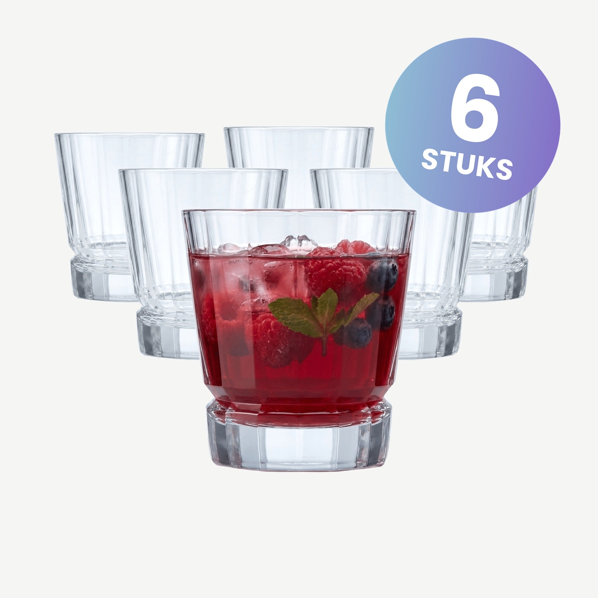 Eclat Macassar Tumbler 32 Cl - set van 6 glazen