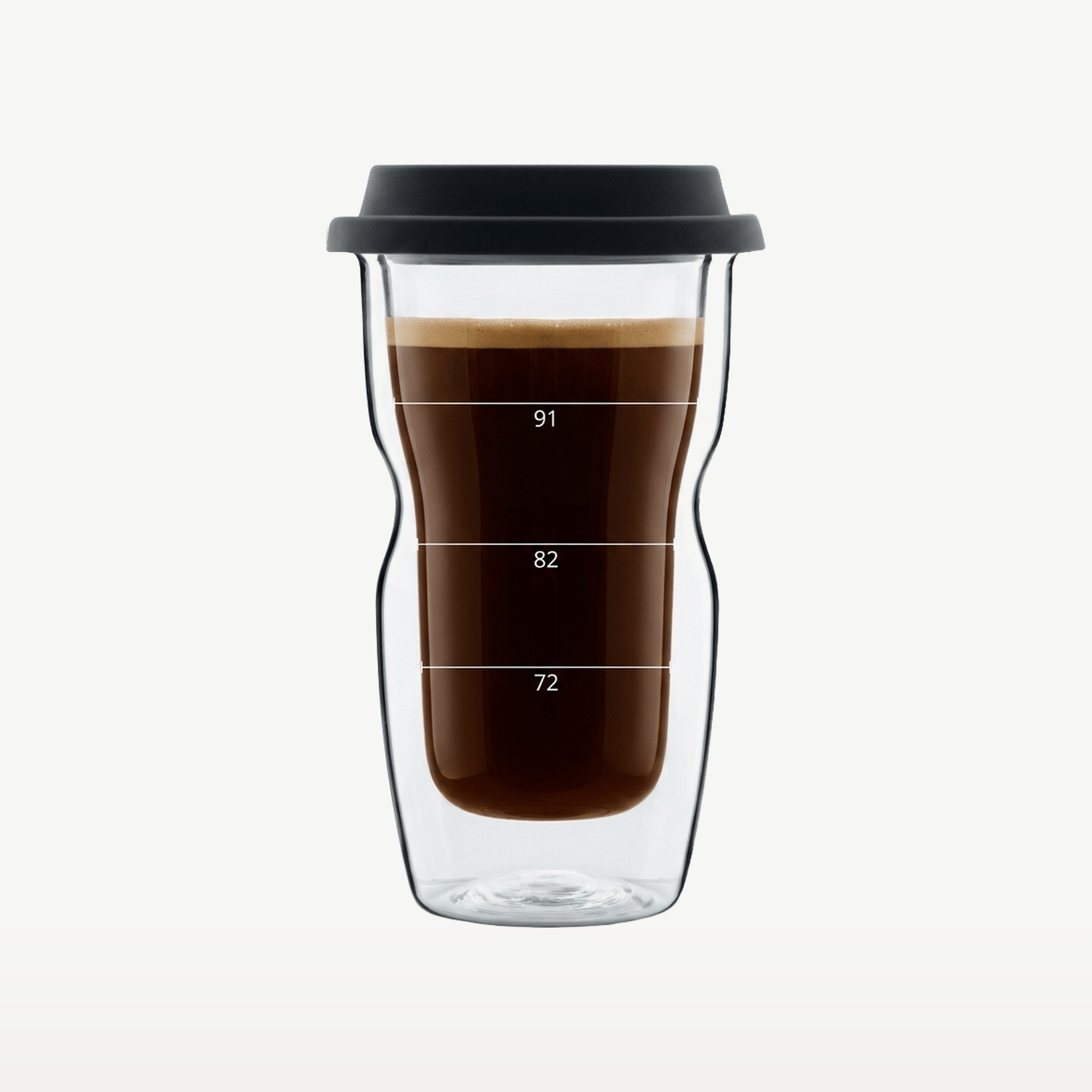 Luigi Bormioli Thermic Glass Coffee On The Go 34 Cl Small - Glazen.nl