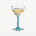 Bormioli Rocco Florian verre à champagne / coupe 24 Cl bleu clair - 4 pièces