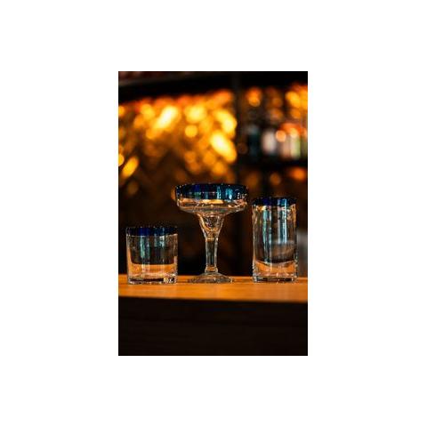 Bar Professional Highball Longdrinkglas Blauwe Rand 45 Cl