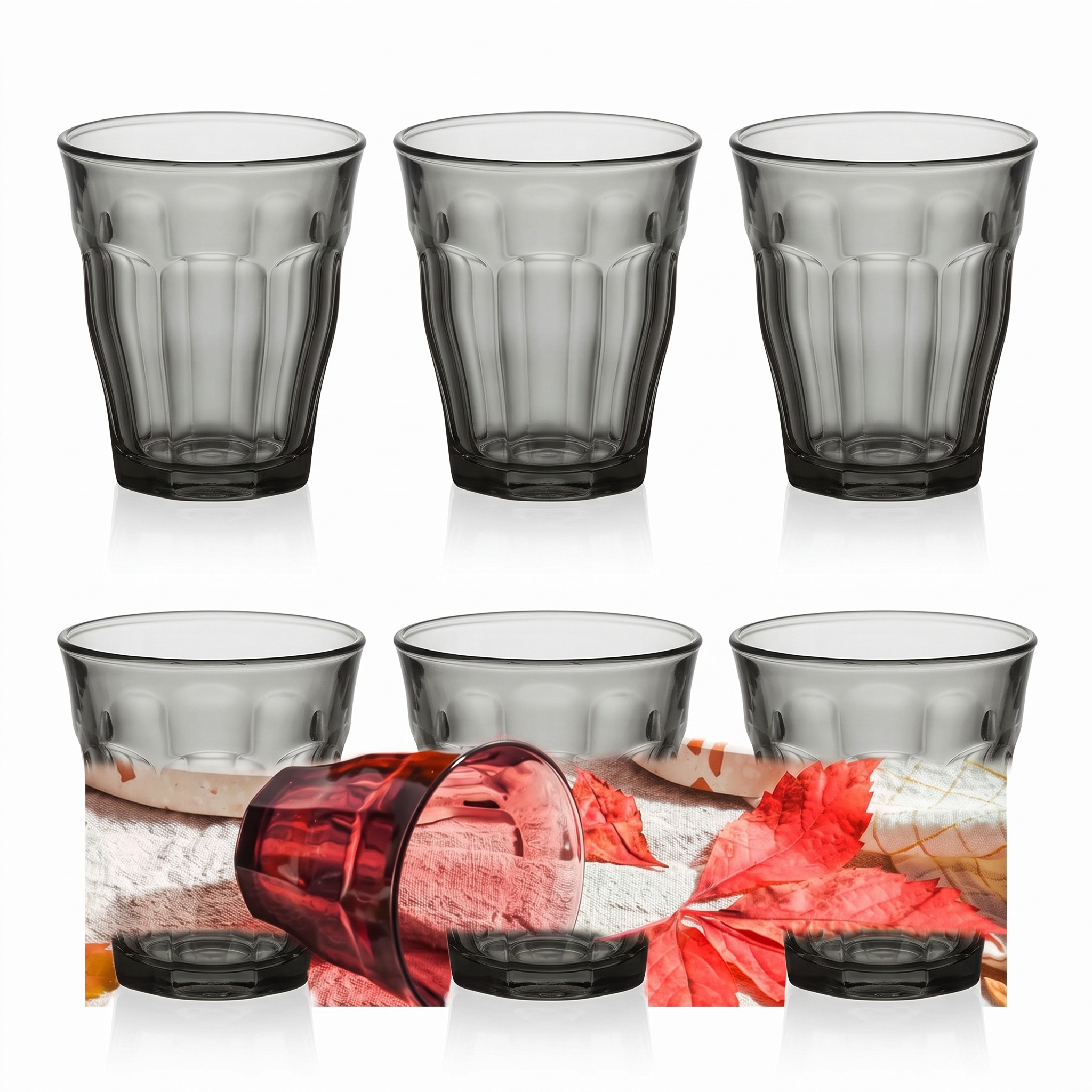 Duralex Picardie Tumbler 25 cl Grijs - set van 6
