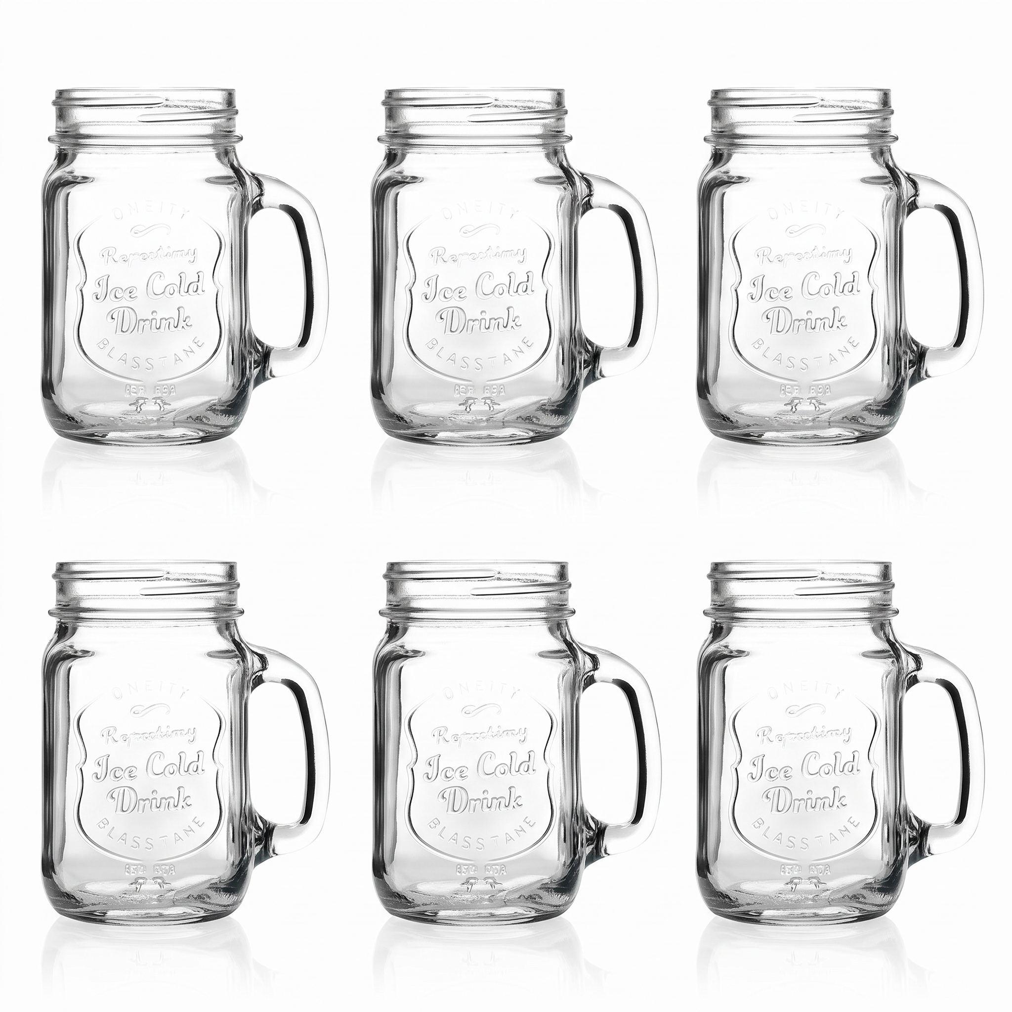 Onis Country Drinking Jar 49 cl set van 6