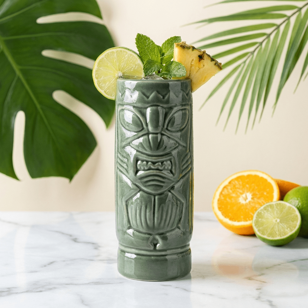 Tiki Beker Mean Green 50 Cl - Glazen.nl