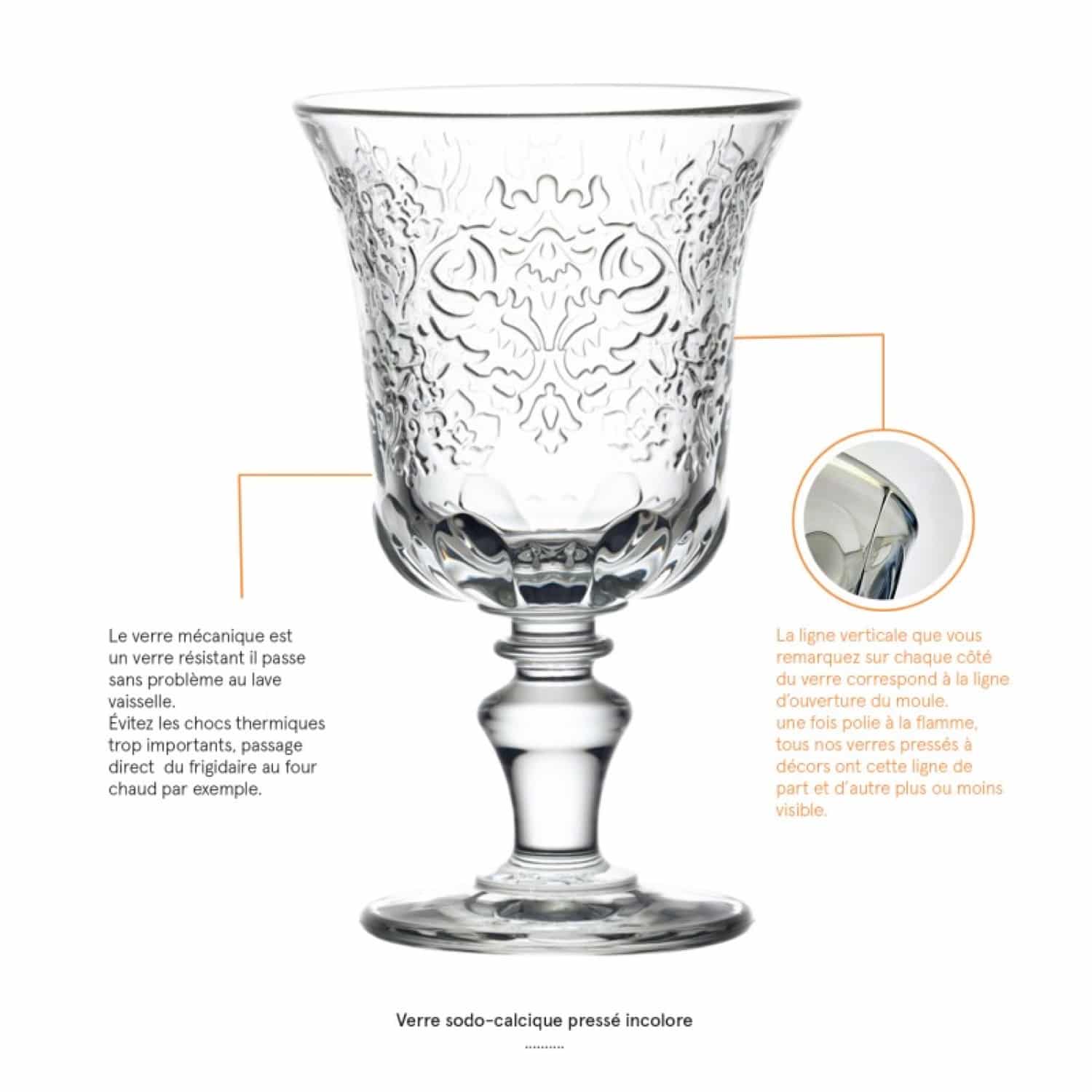 La Rochère Amboise Wijnglas 26 cl - 6 Stuks - Glazen.nl