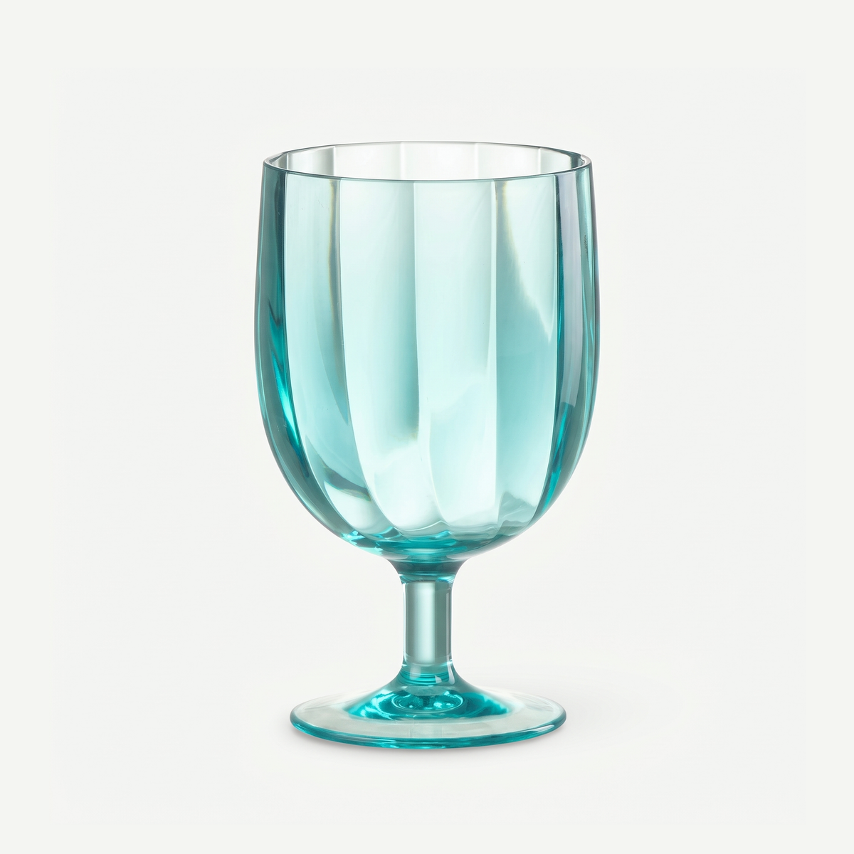 J-Line Wijnglas 31 Cl Onbreekbaar Blauw - 6 Stuks leeg