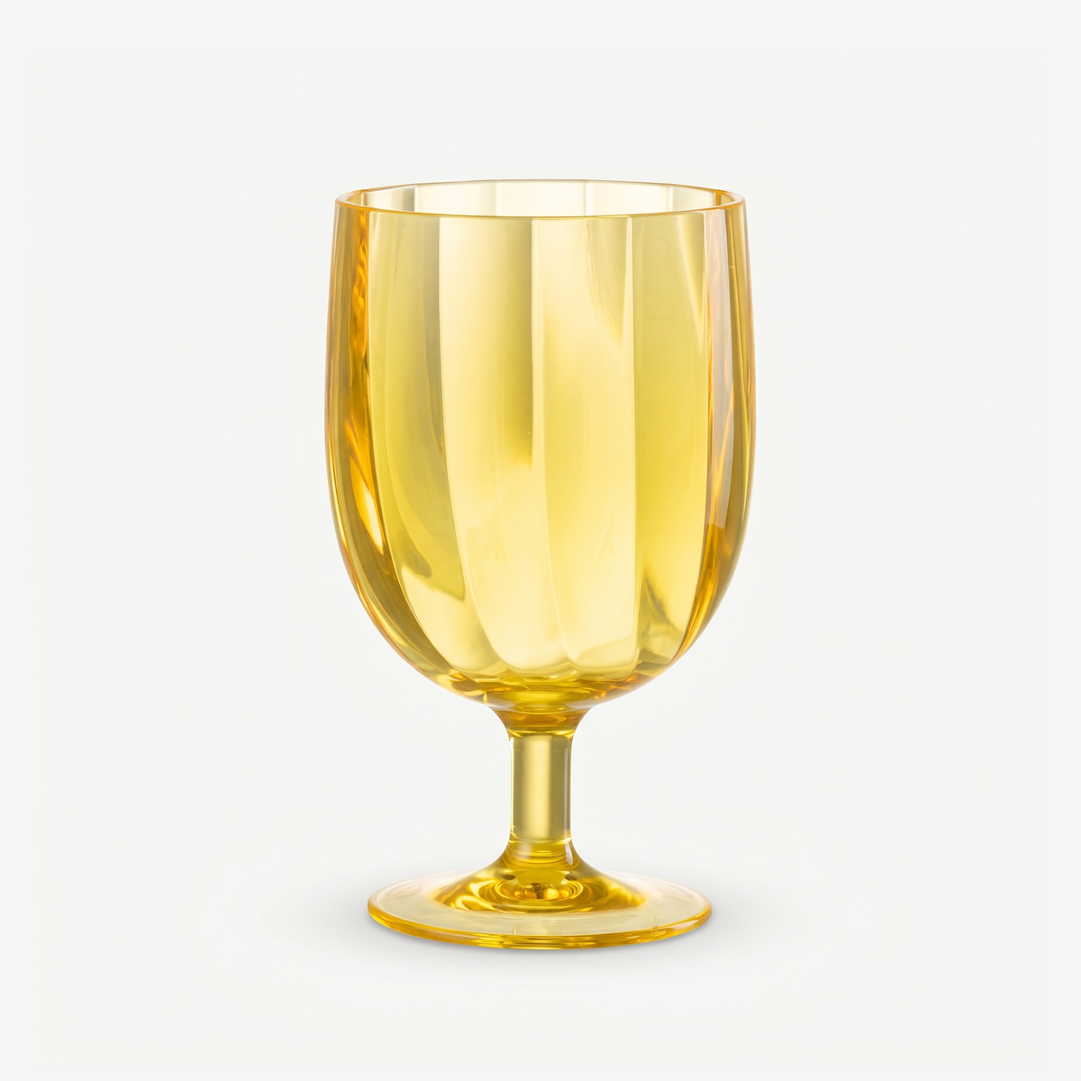 J-Line Wijnglas 31 Cl Onbreekbaar Geel - 6 Stuks leeg