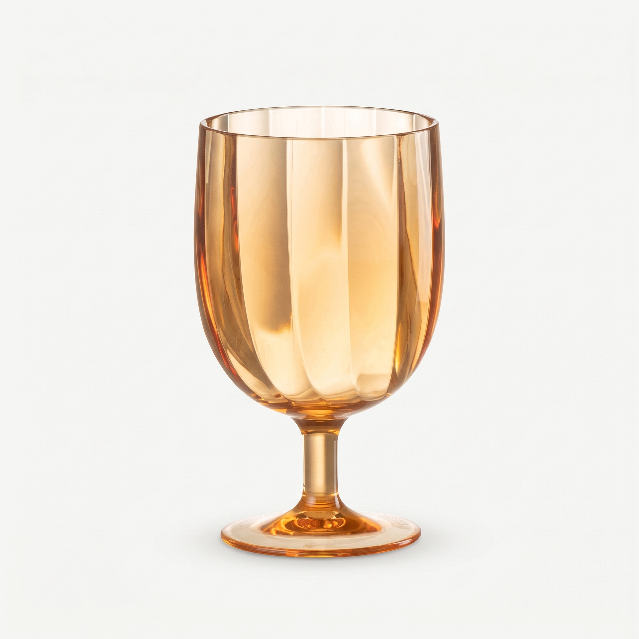 J-Line Wijnglas 31 Cl Onbreekbaar Oranje - 6 Stuks leeg