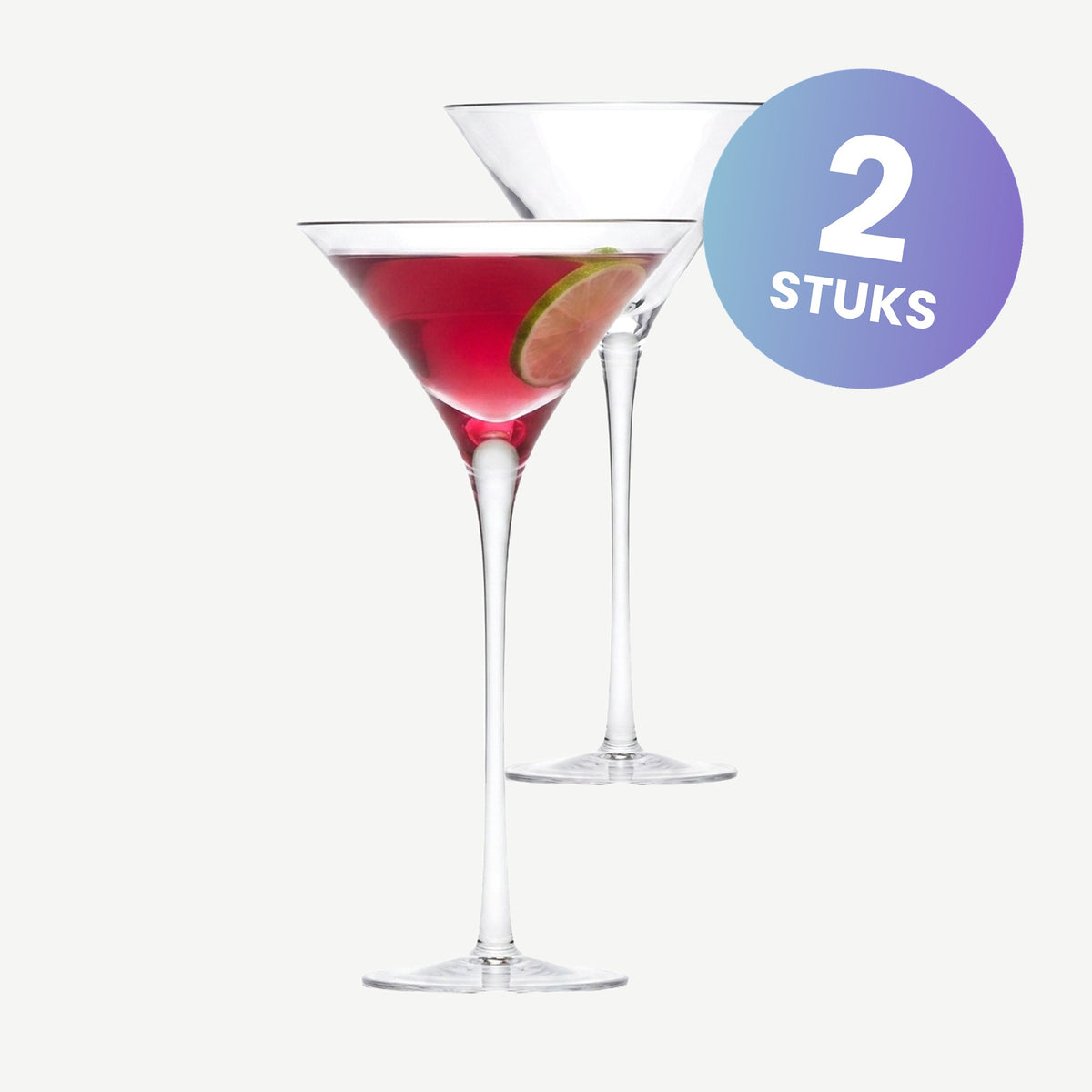 L.S.A. Bar Cocktailglas 27,5 Cl - set van 2 glazen