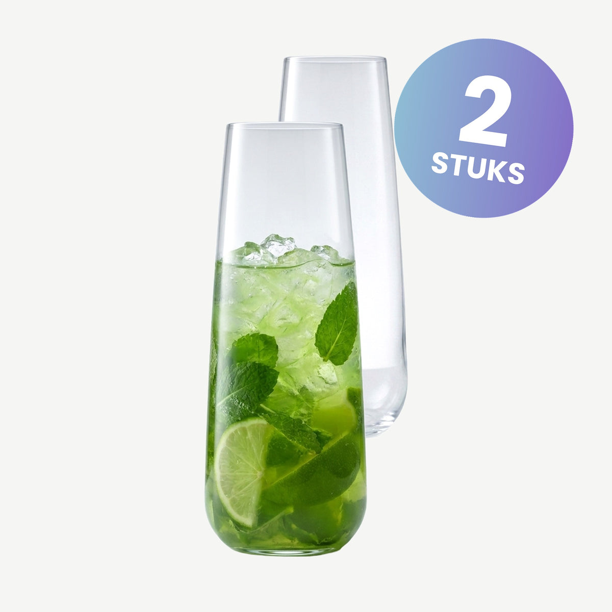 L.S.A. Bar Culture Longdrinkglas 31 Cl - set van 2 glazen