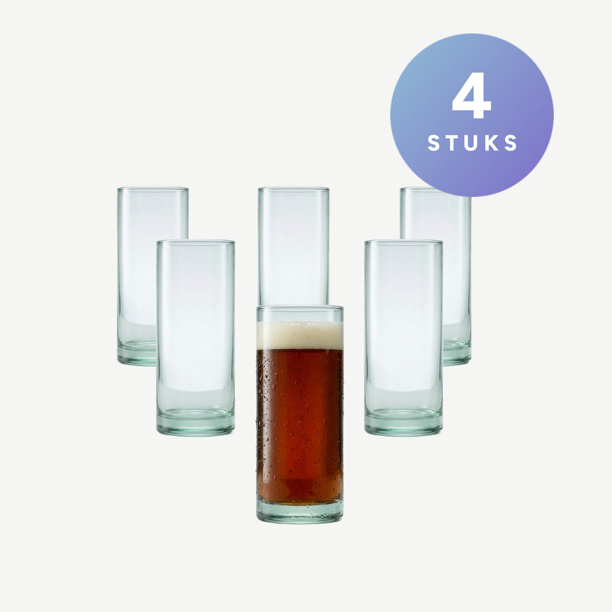 Set van 4 stuks van het L.S.A. Canopy Bierglas 52 Cl