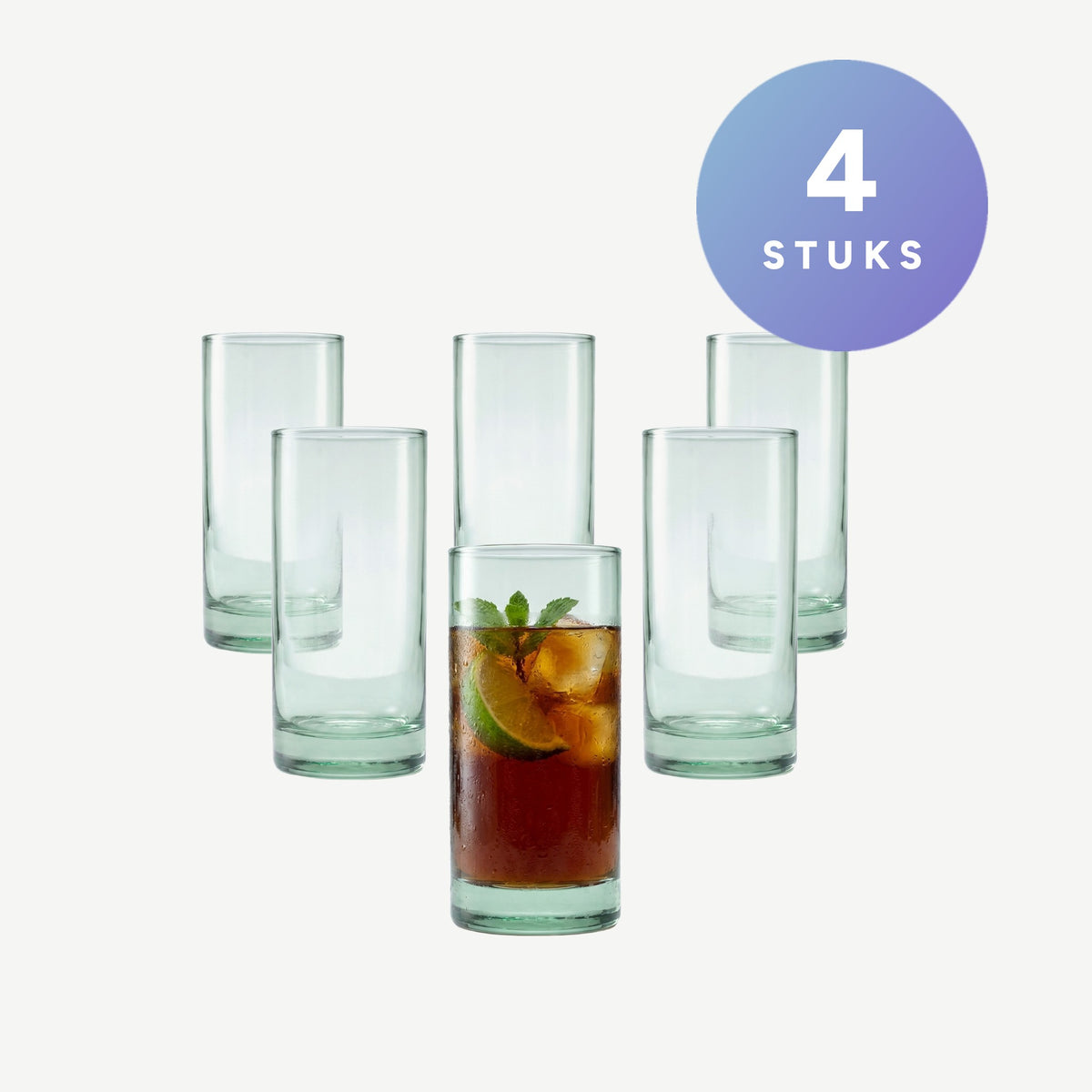 L.S.A. Canopy Longdrinkglas 35 Cl, set van 4 stuks