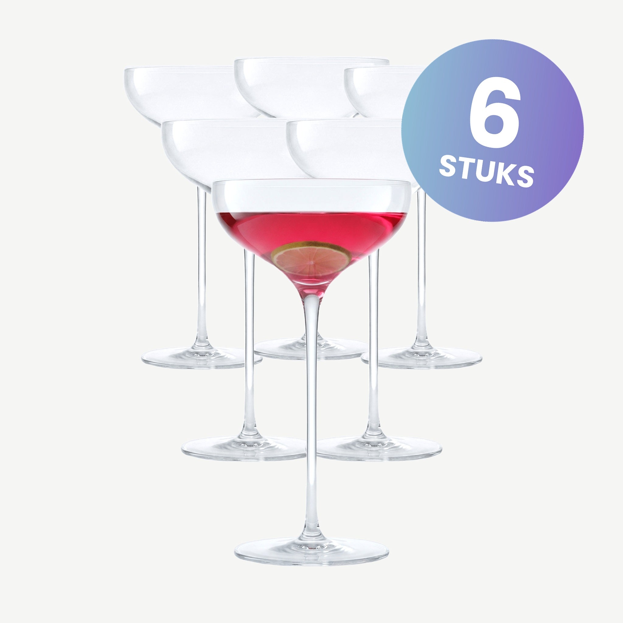 Lehmann Montreal Champagneglas / Coupe 17 Cl - set van 6 glazen