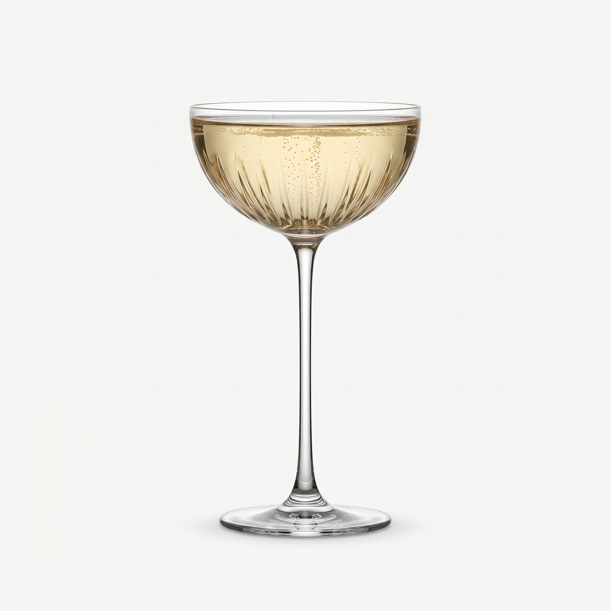 Lehmann Roma Champagneglas / Coupe 22 Cl gevuld met champagne