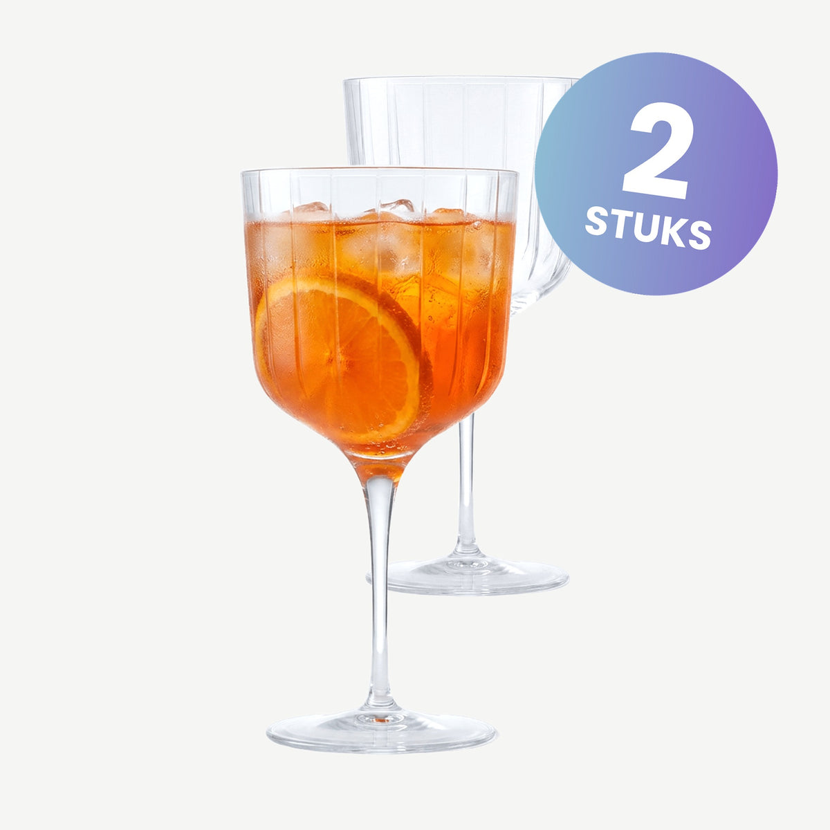 Luigi Bormioli Bach Gin Tonic Glas 60 Cl Oranje Pack - set van 2 glazen