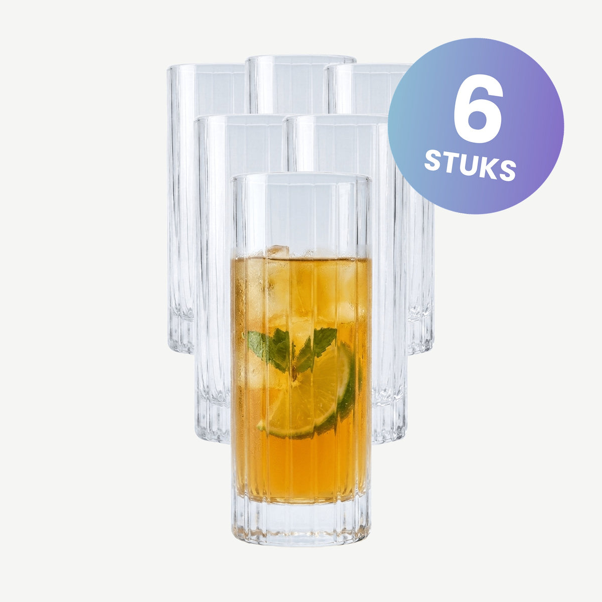 Luigi Bormioli Bach Longdrinkglas Fh 36 Cl  - set van 6 glazen