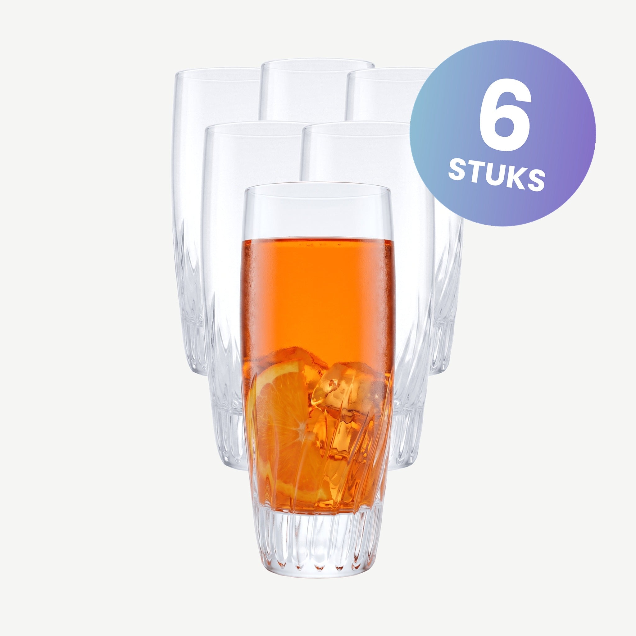 Luigi Bormioli Incanto Longdrikglas Fh 43,5 Cl  - set van 6 glazen
