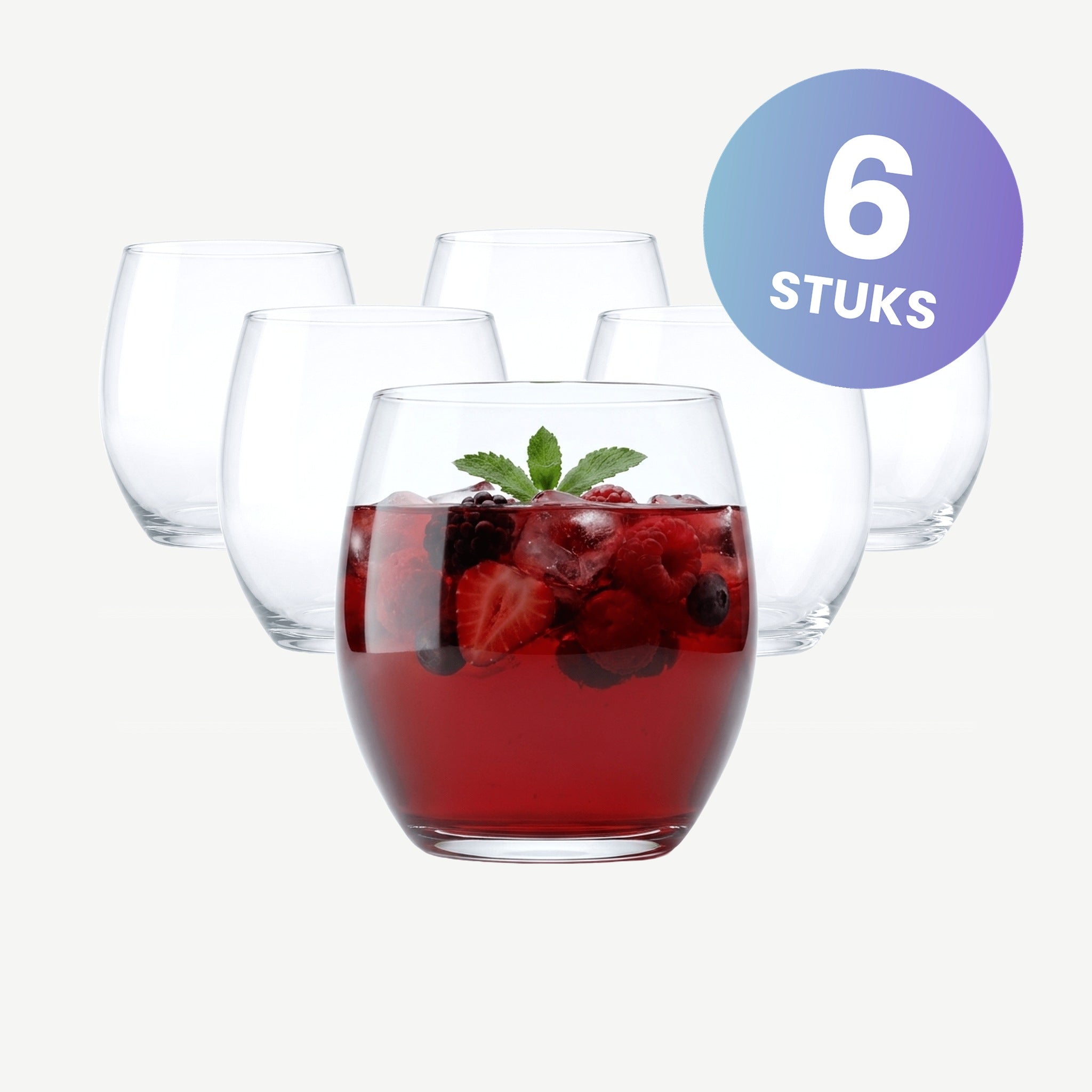 Luigi Bormioli Magnifico Tumbler D.O.F. 50 Cl  - set van 6 glazen
