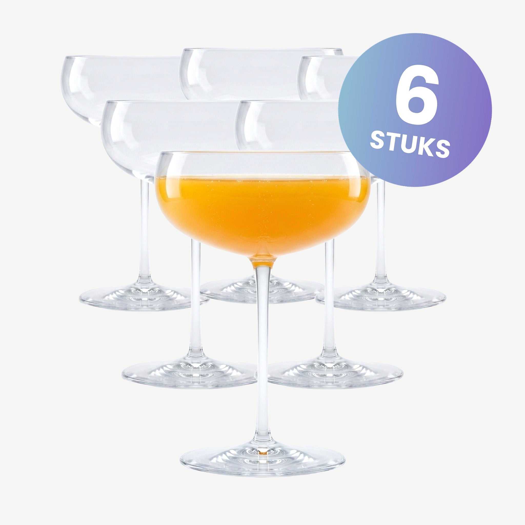 Luigi Bormioli Meravigliosi Champagneglas / Coupe 30 Cl - set van 6 glazen