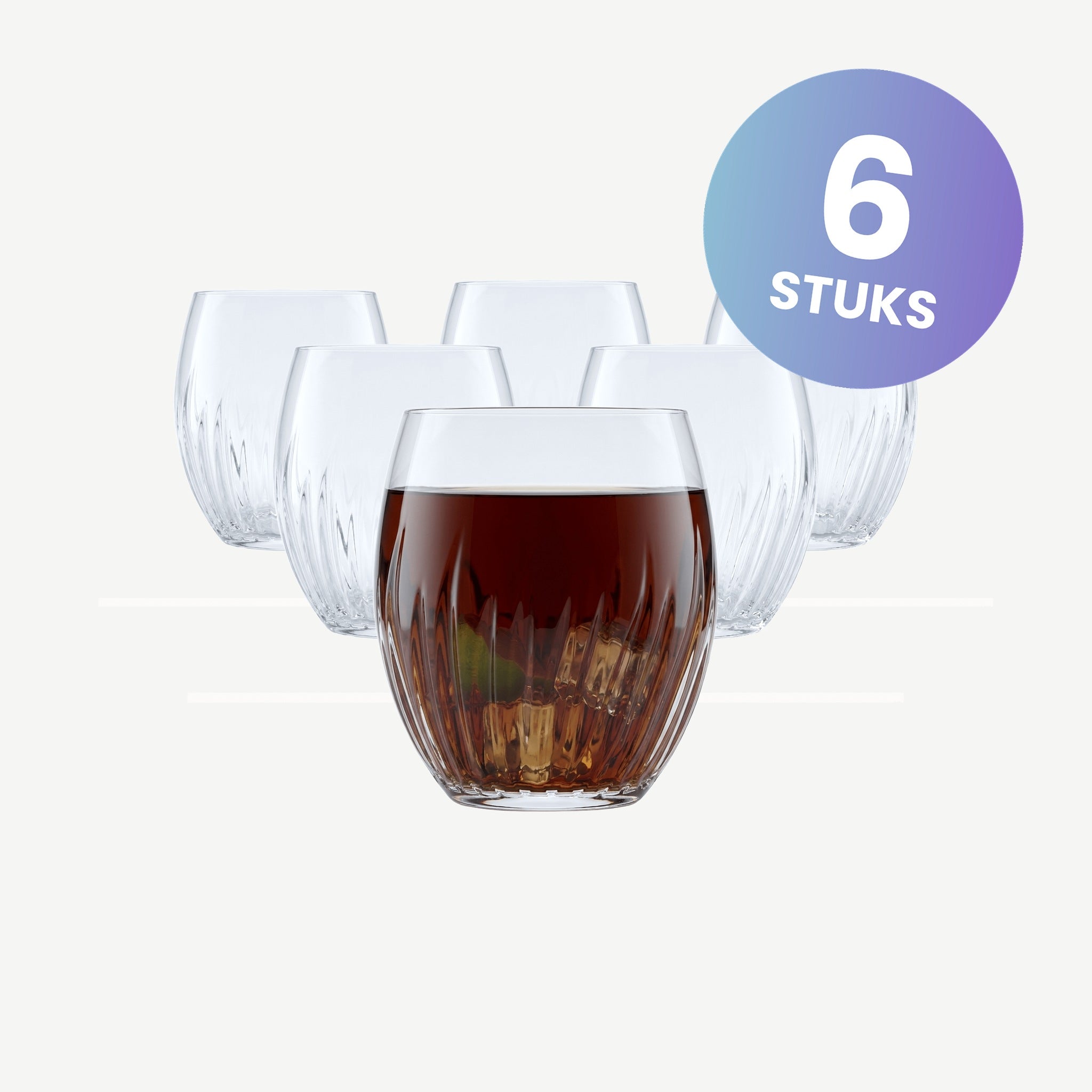 Luigi Bormioli Mixology Cocktail Ice Tumbler 50 Cl  - set van 6 glazen