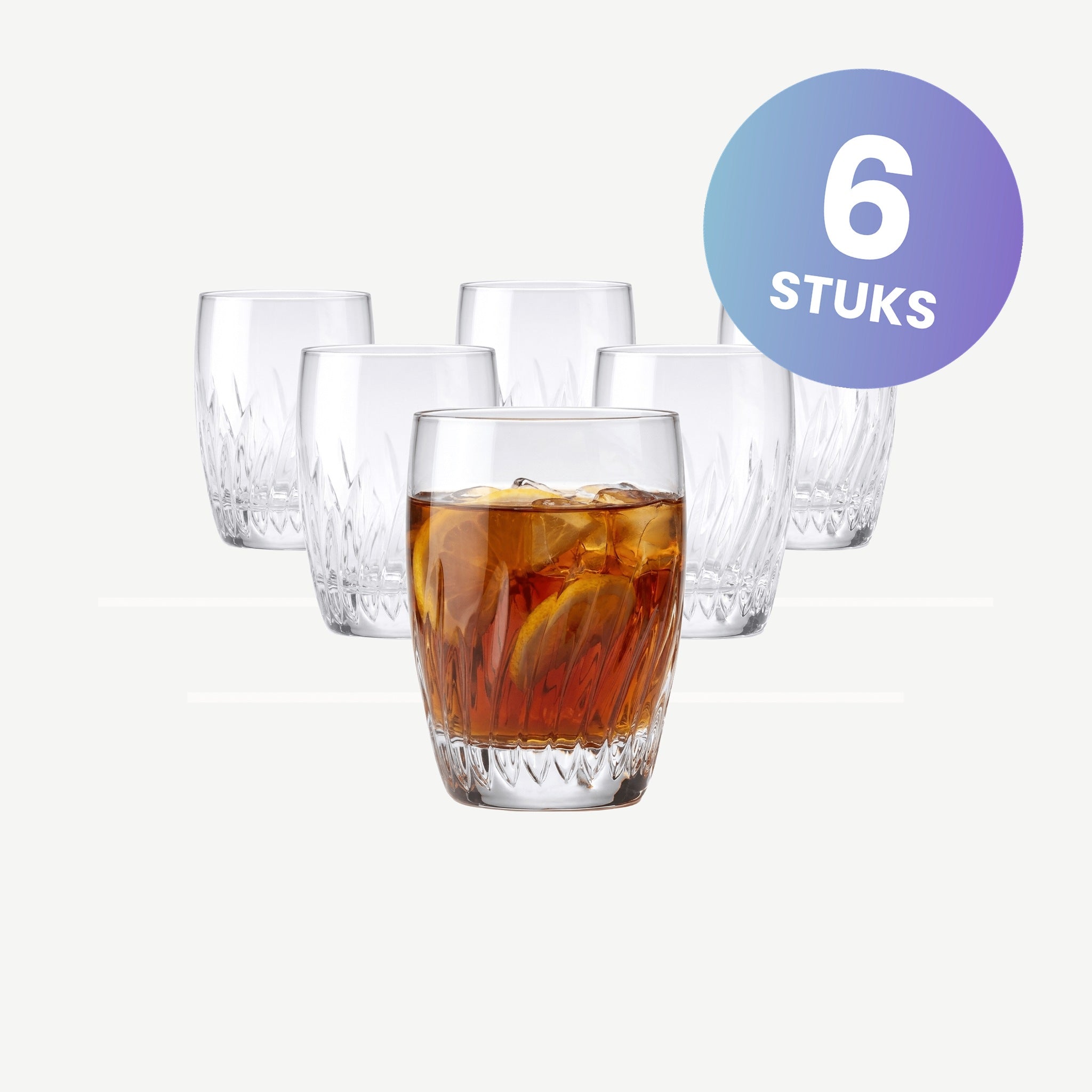 Luigi Bormioli Mixology Incanto D.O.F. 34,5 Cl Tumbler - set van 6 glazen