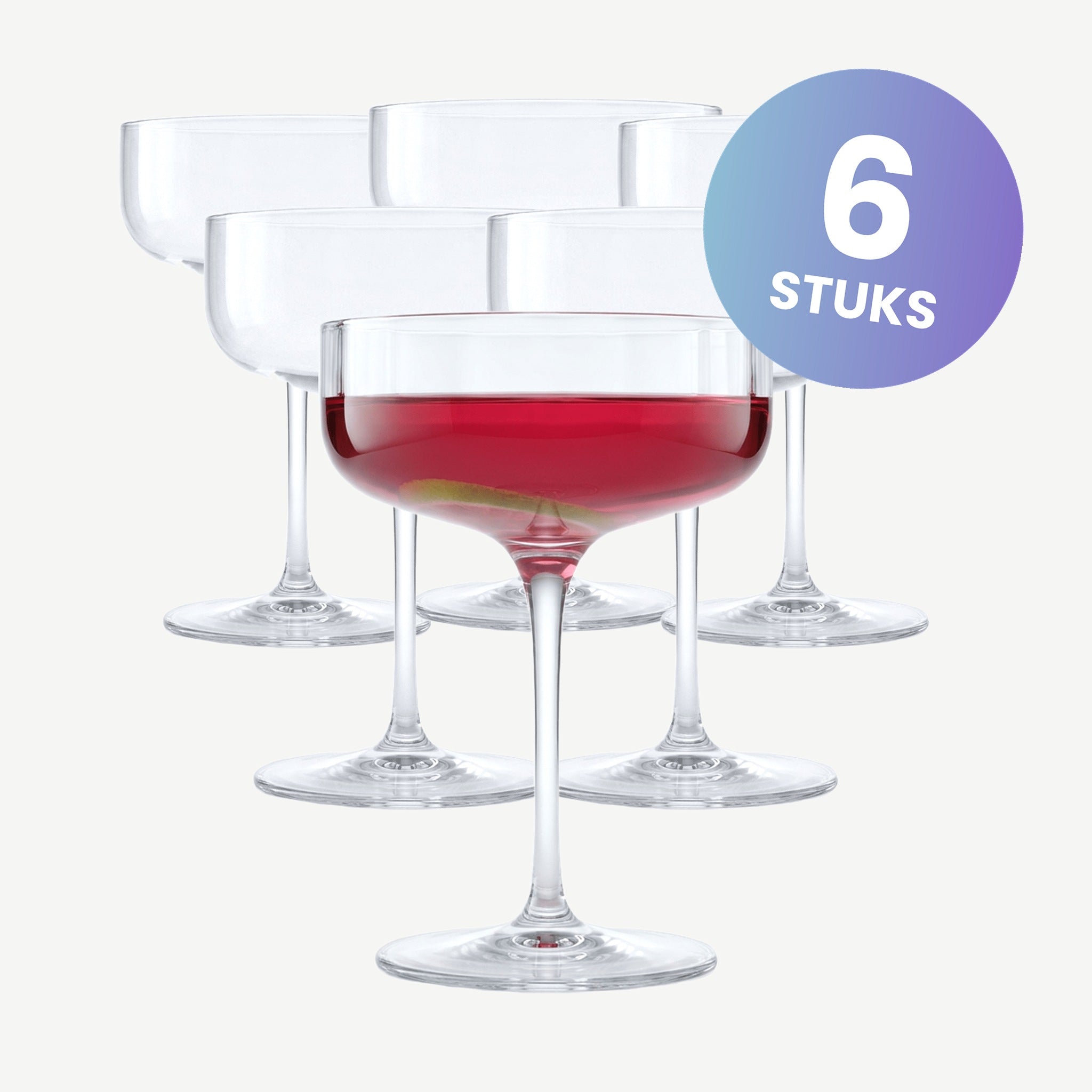 Luigi Bormioli Mixology Jazz Champagneglas / Coupe 30 Cl  - set van 6 glazen