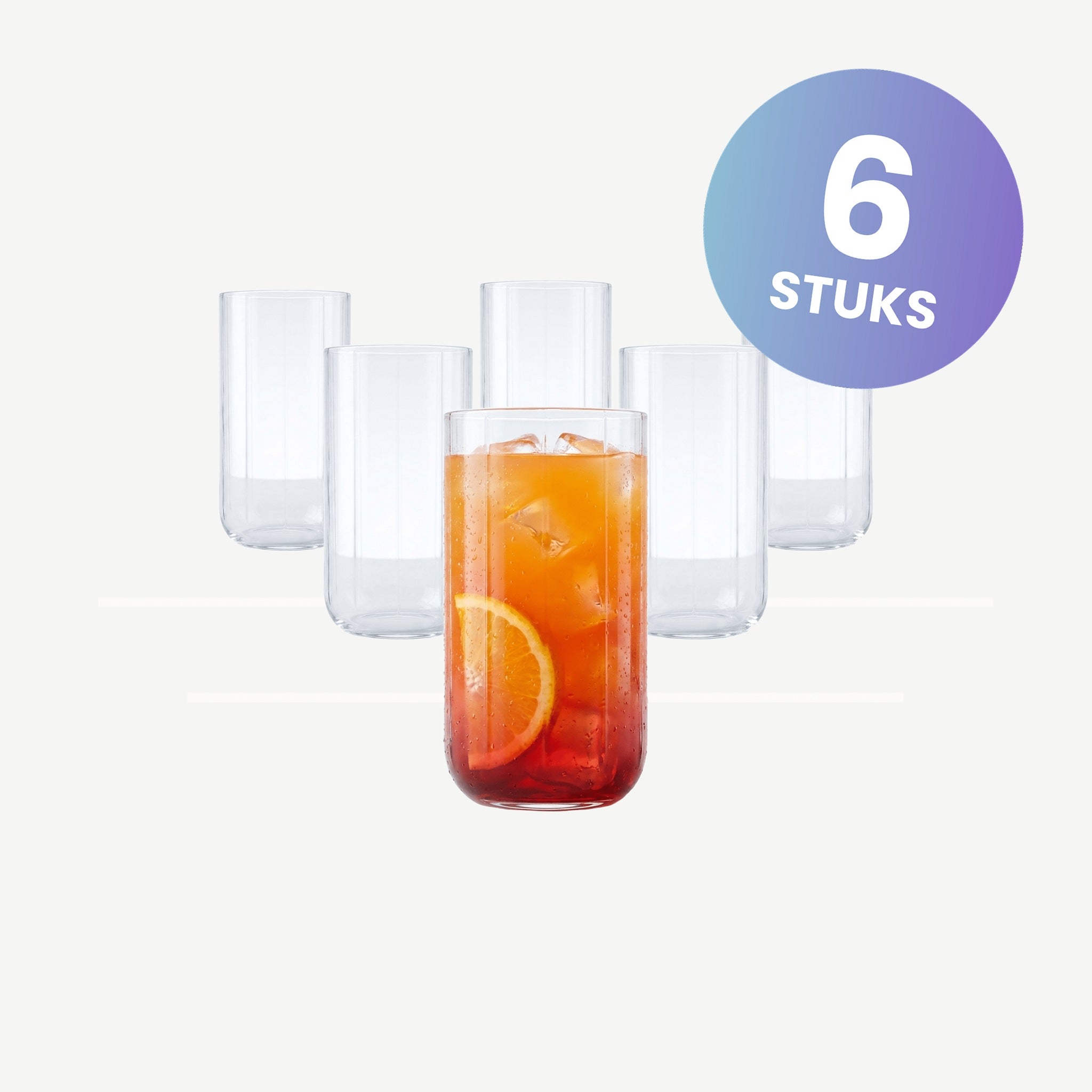 Luigi Bormioli Mixology Jazz Longdrinkglas 45 Cl  - set van 6 glazen