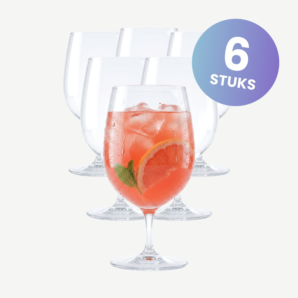 Luigi Bormioli Palace Waterglas 32 Cl  - set van 6 glazen
