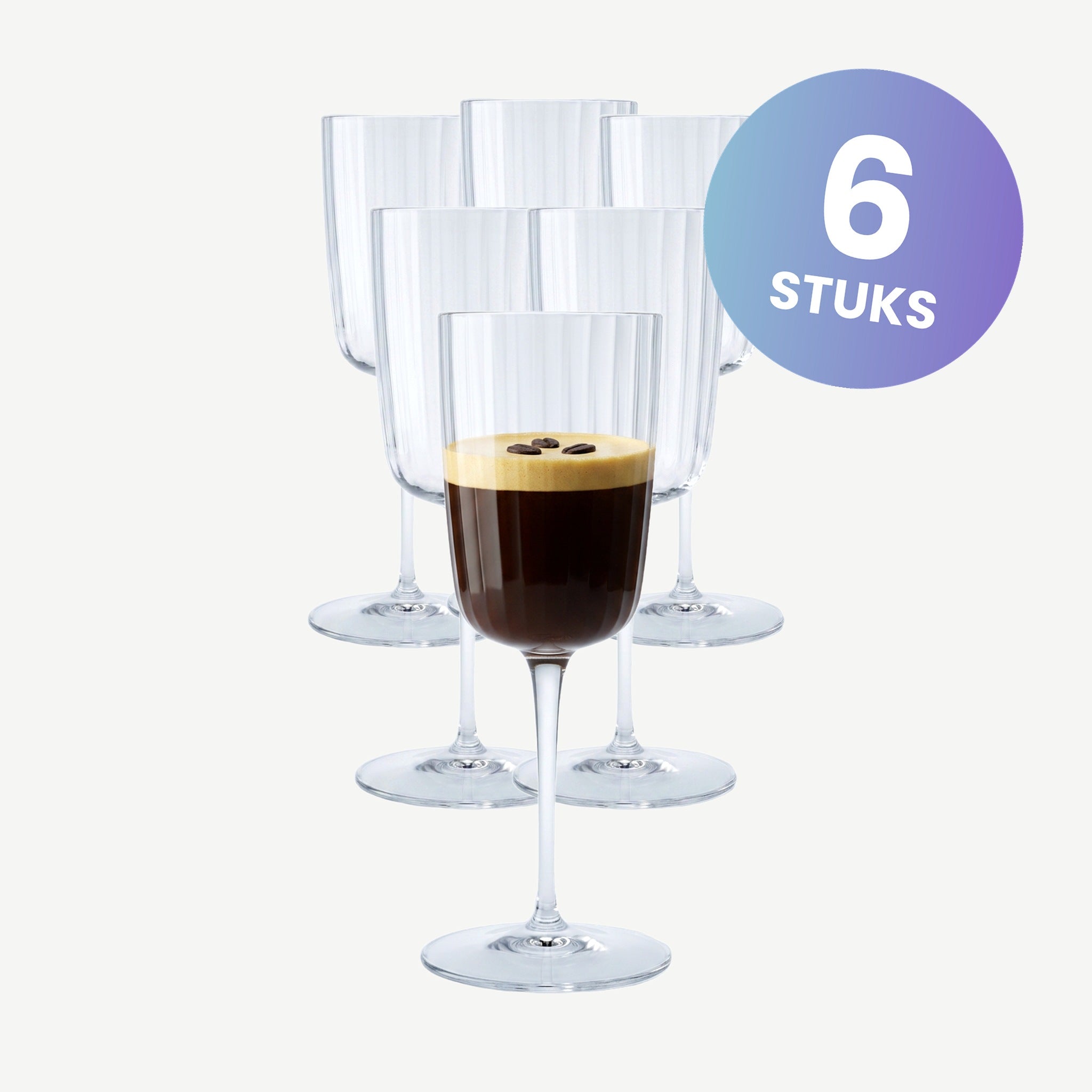 Luigi Bormioli Speakeasies Swing Cocktailglas 15 Cl  - set van 6 glazen