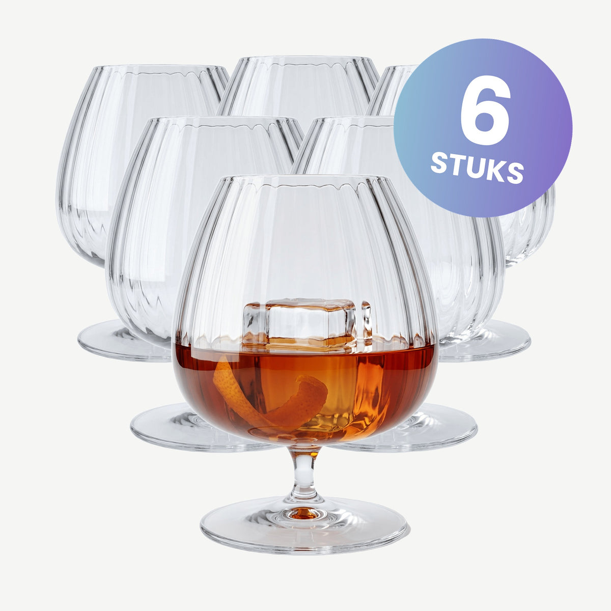 Luigi Bormioli Speakeasies Swing Cocktailglas Snifter 46,5 Cl - set van 6 glazen