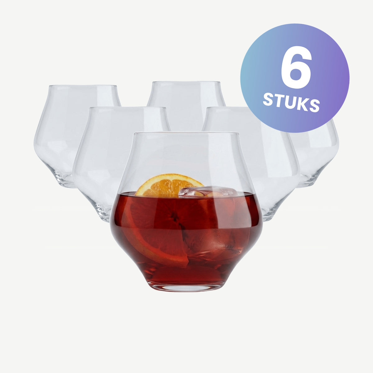 Luigi Bormioli Supremo Tumbler 45 Cl  - set van 6 glazen