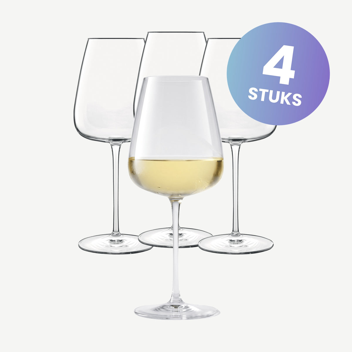 Luigi Bormioli Talismano Wijnglas 45 Cl Chardonnay - set van 4 glazen