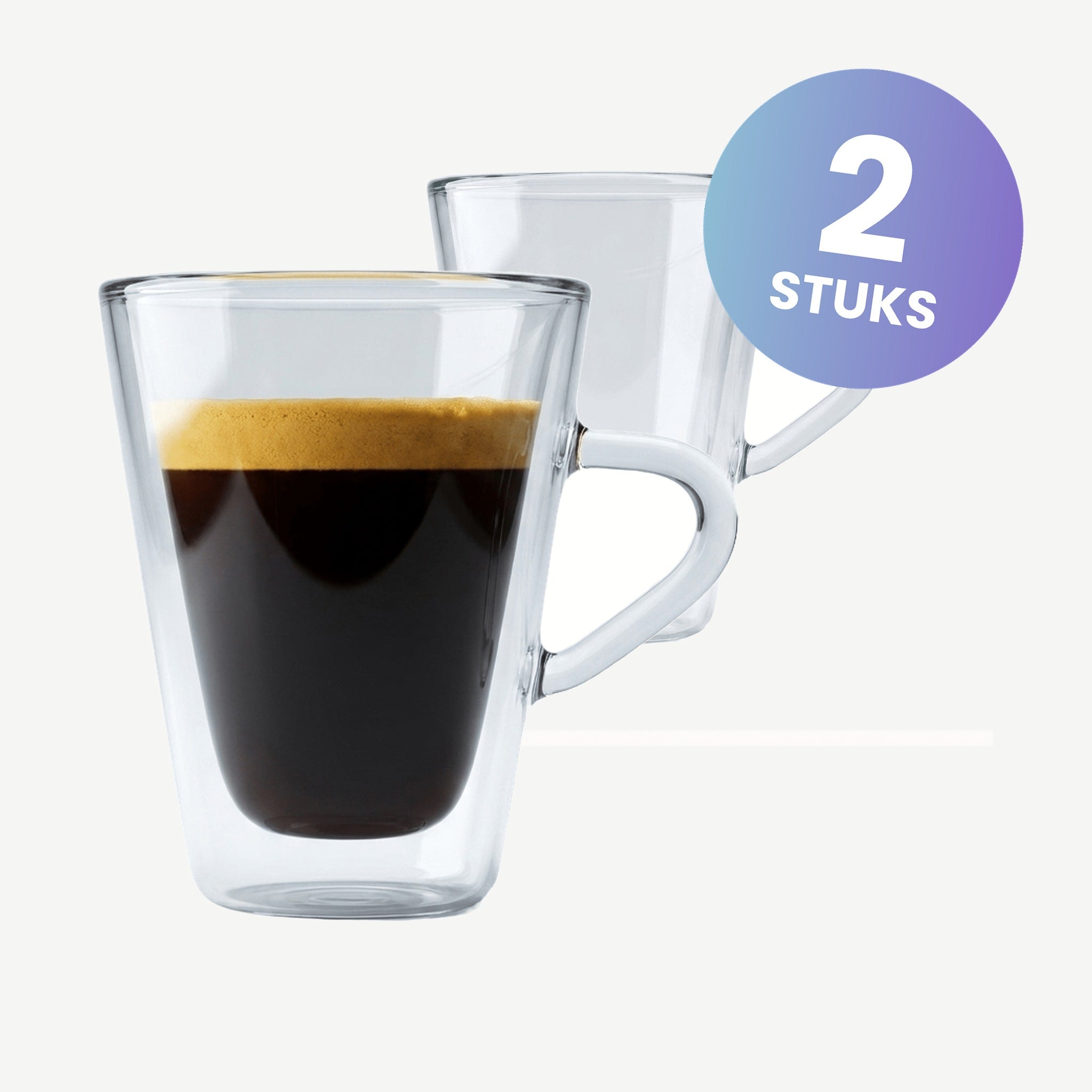 Luigi Bormioli Thermic Glass Espressoglas 10,5 Cl Espressino - set van 2 glazen