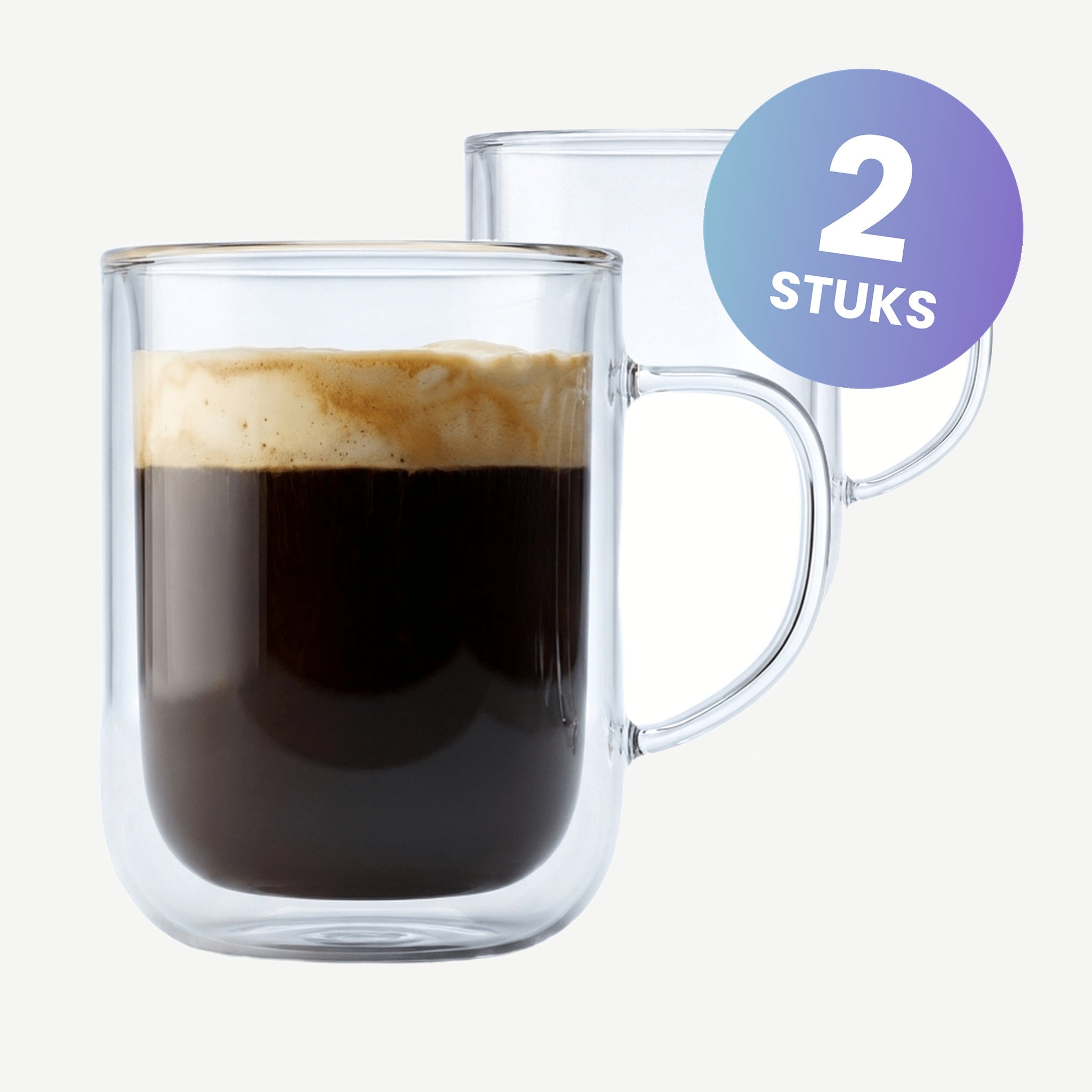 Luigi Bormioli Thermic Glass Koffieglas 35 Cl Sublime Mug - set van 2 glazen