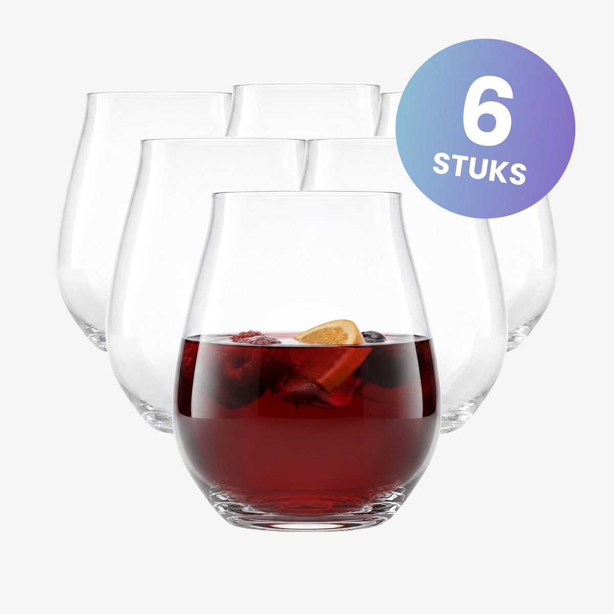 Luigi Bormioli Vinea Tumbler 43 Cl  - set van 6 glazen