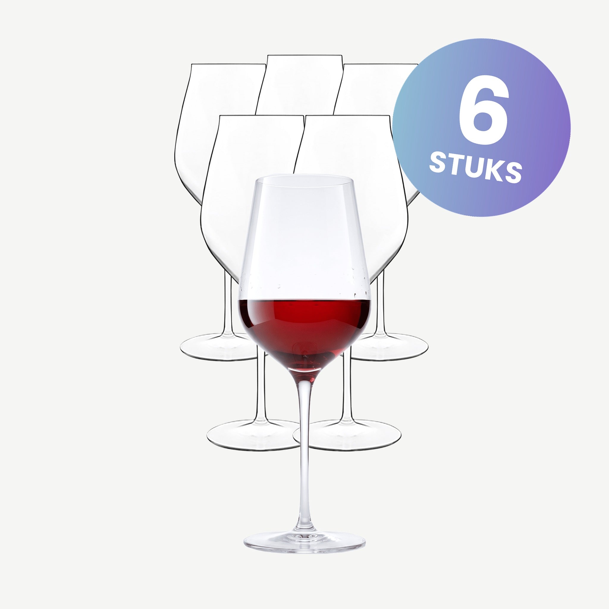 Luigi Bormioli Vinea Wijnglas 55 Cl Cannonau - set van 6 glazen