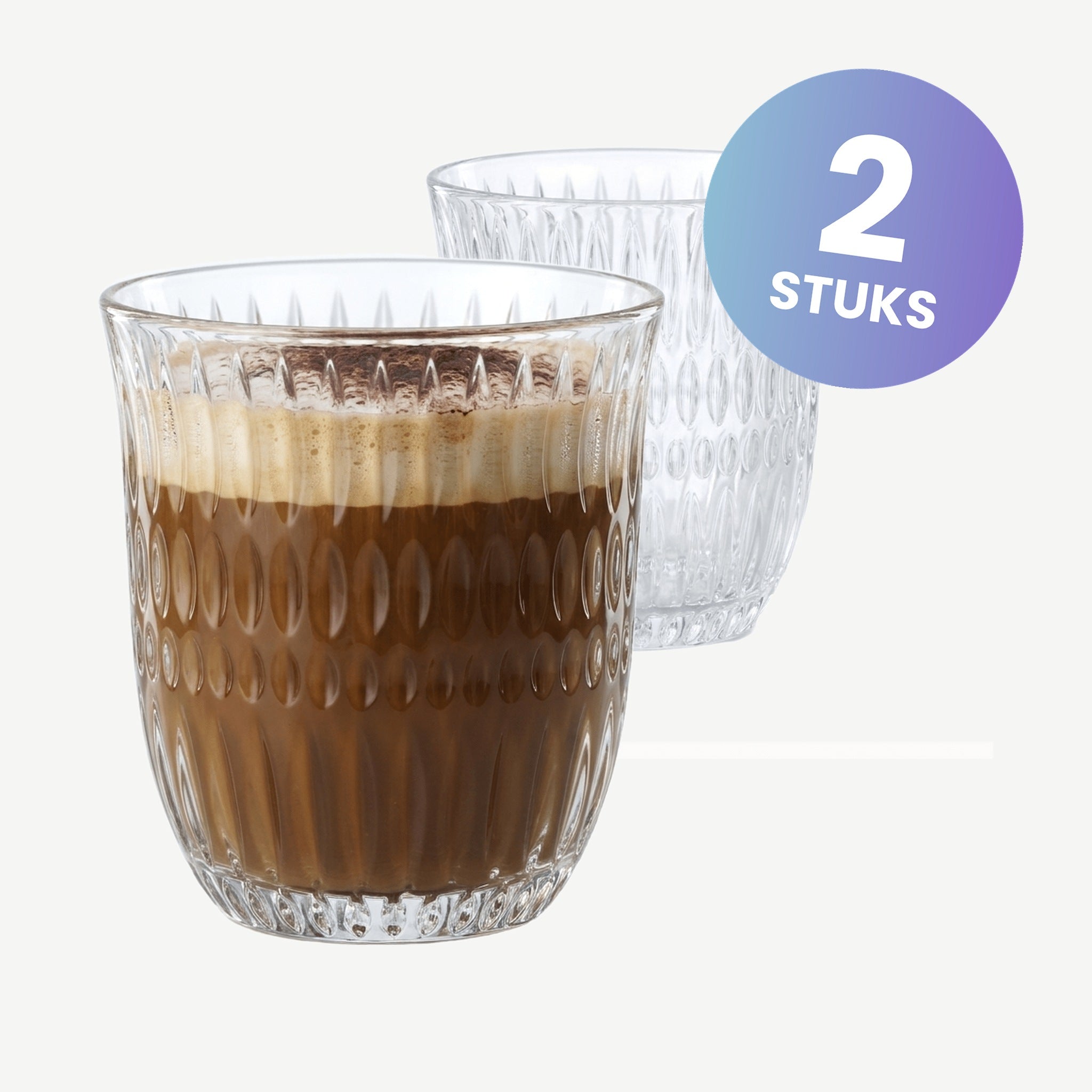 Nachtmann Ethno Barista Cappuccinoglas 23,5 Cl - set van 2 glazen