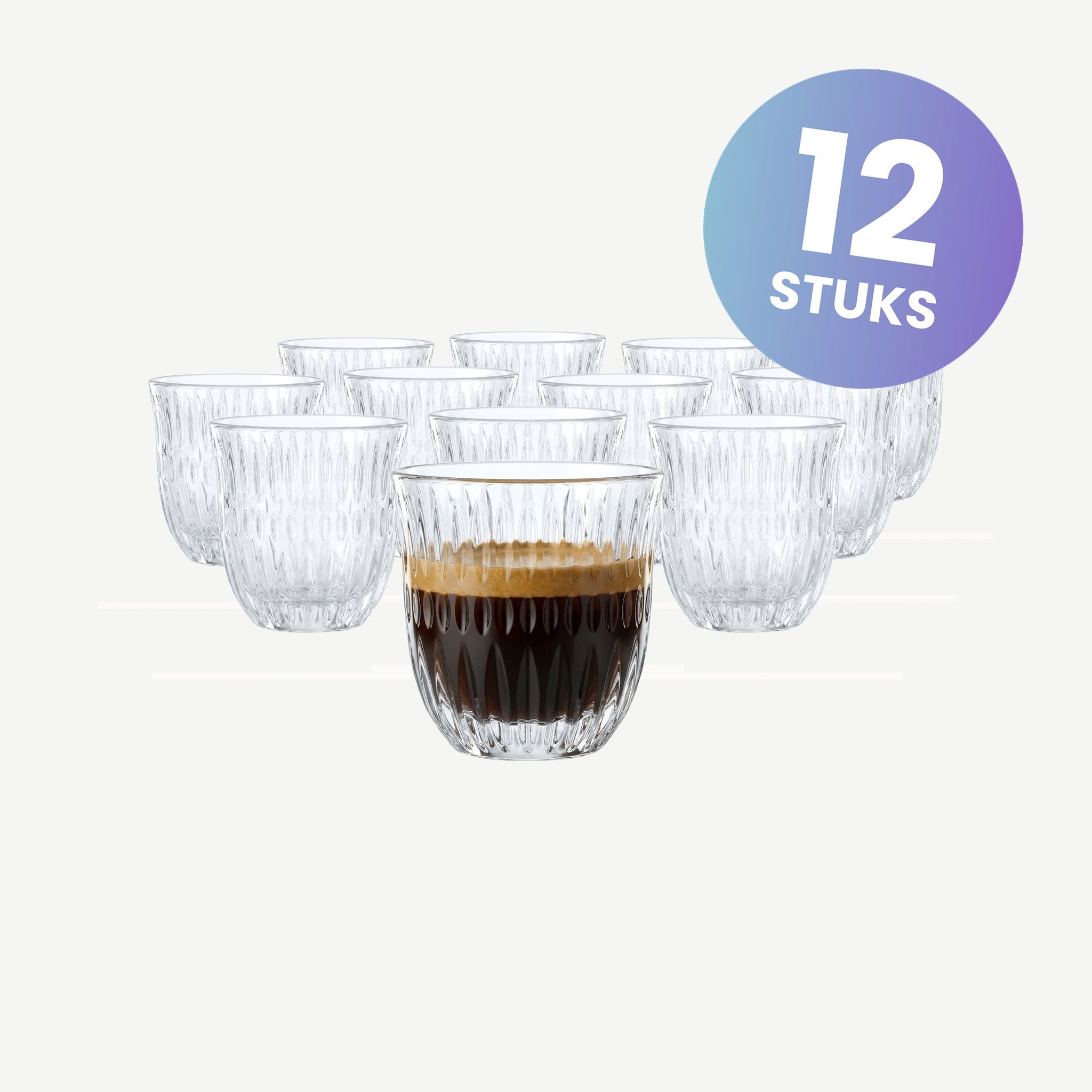 Nachtmann Ethno Barista Espressoglas 9 Cl - set van 12 glazen