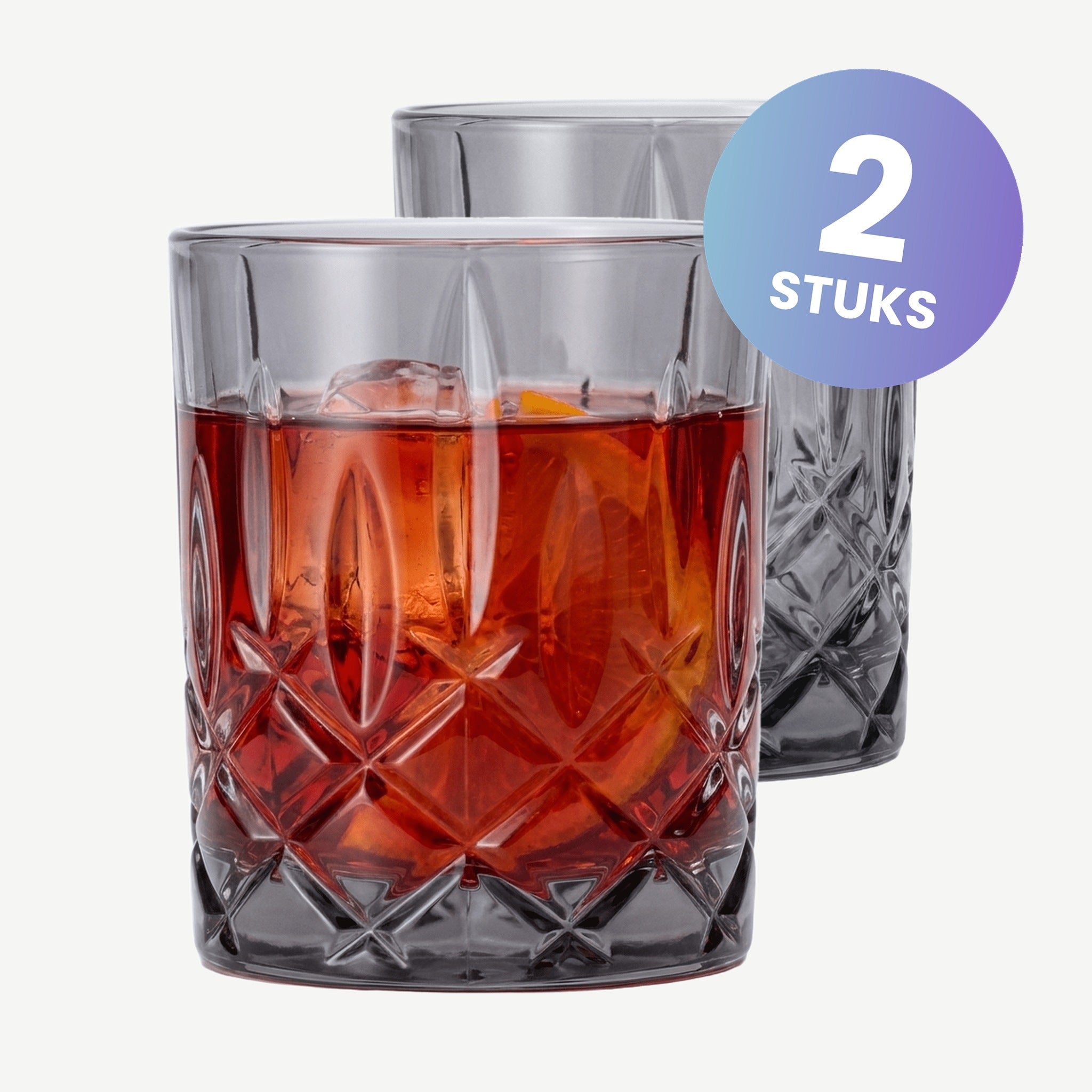 Nachtmann Noblesse Tumbler 29,5 Cl Grijs - set van 2 glazen