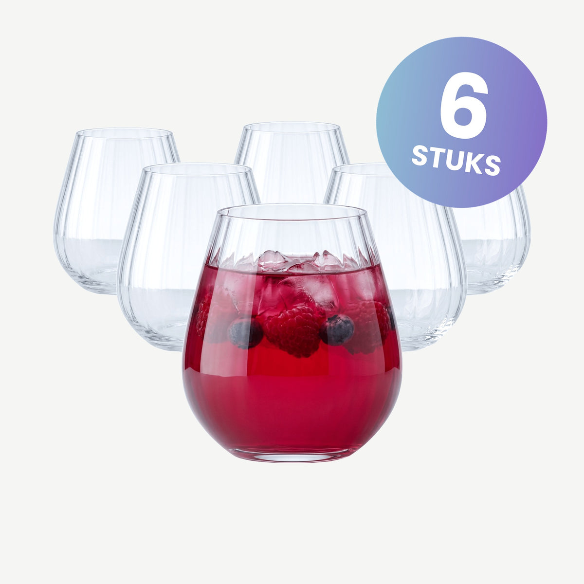 Nuform Optic Tumbler 38 Cl - set van 6 glazen